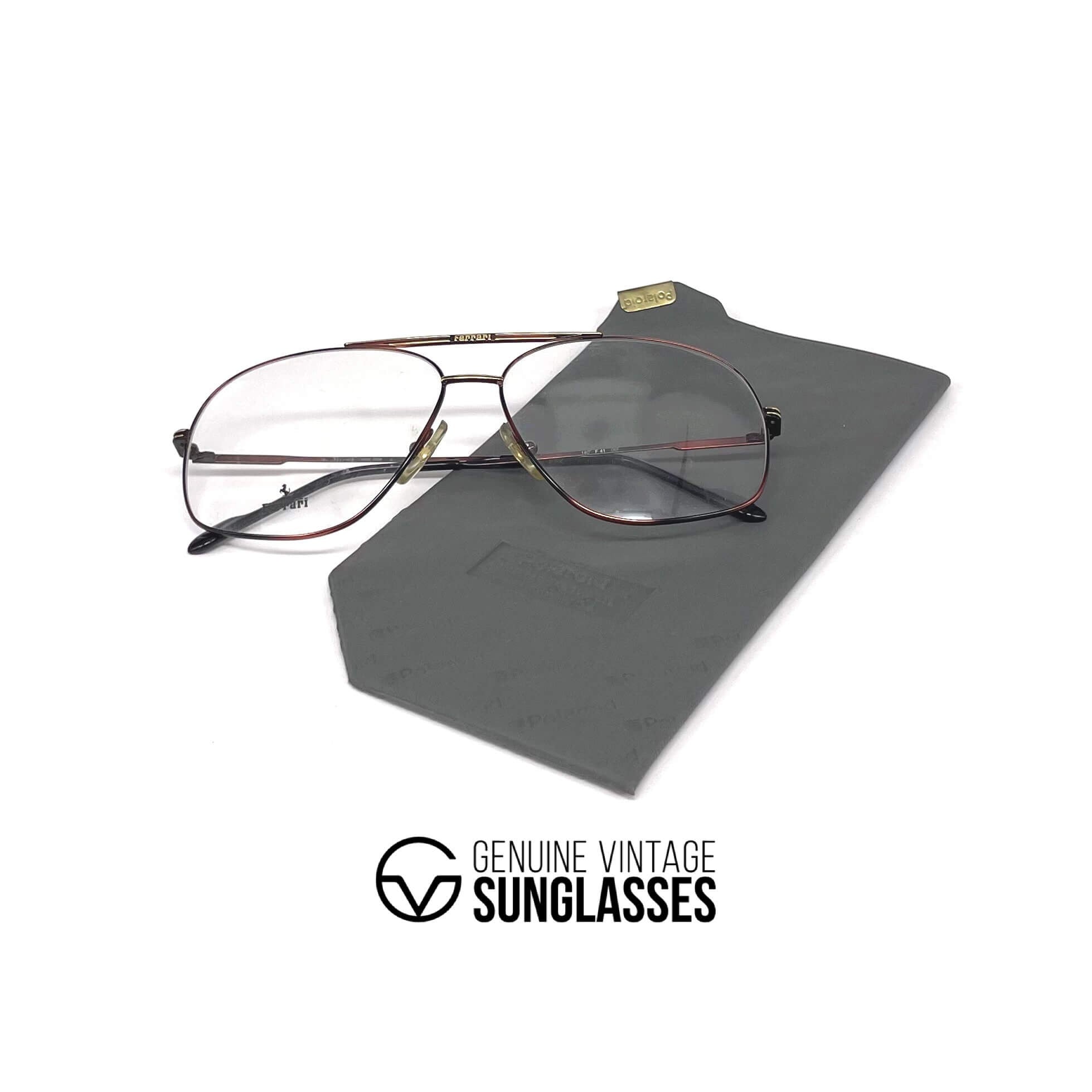 Vintage FERRARI F41 aviator glasses frames