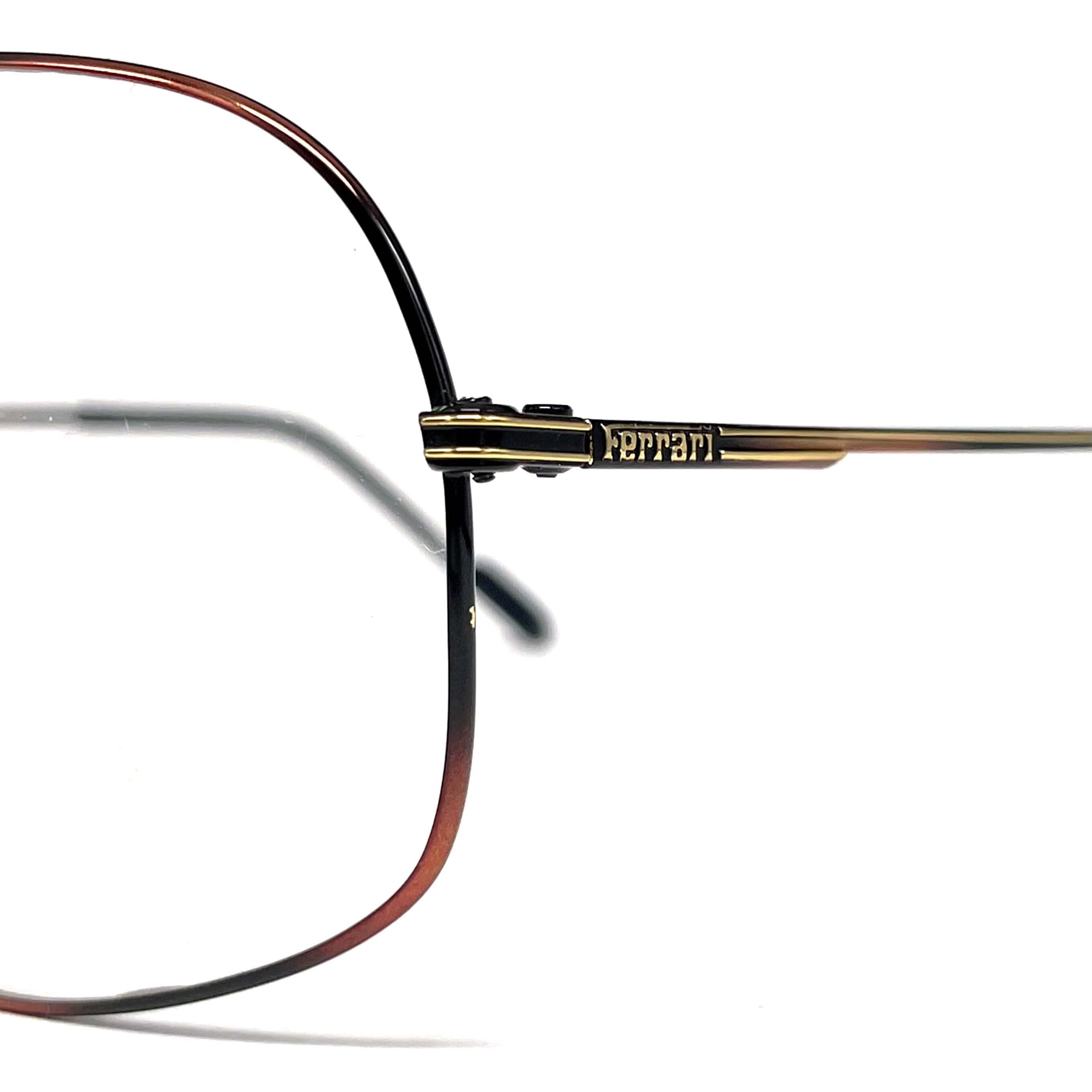 Vintage FERRARI F41 aviator glasses frames