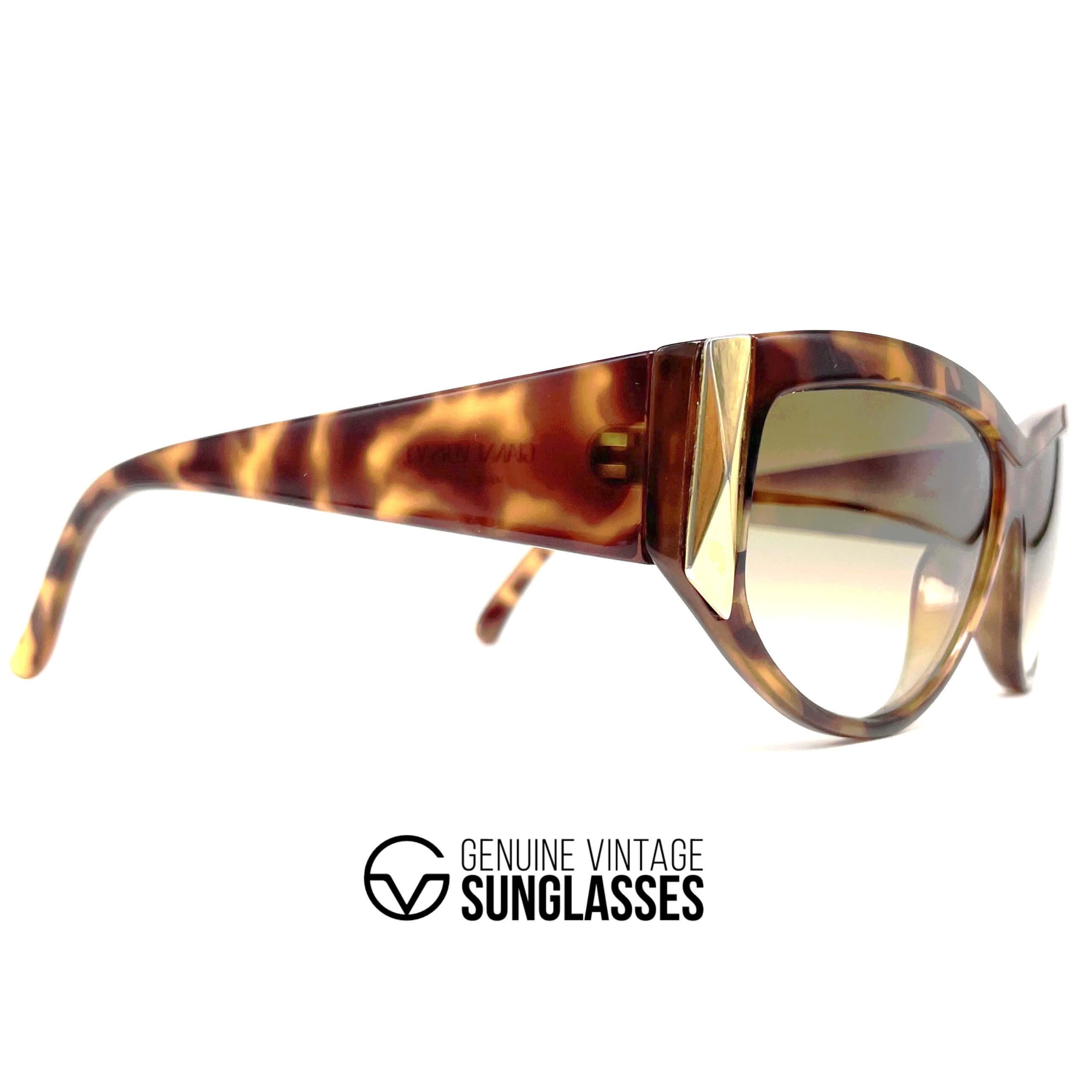 Vintage GIANNI VERSACE 389 tortoiseshell sunglasses