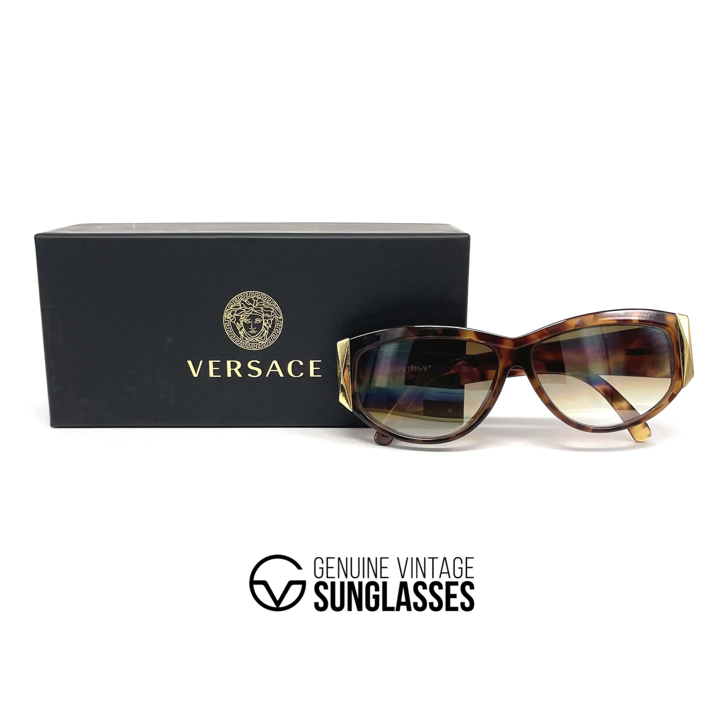 Vintage GIANNI VERSACE 389 tortoiseshell sunglasses