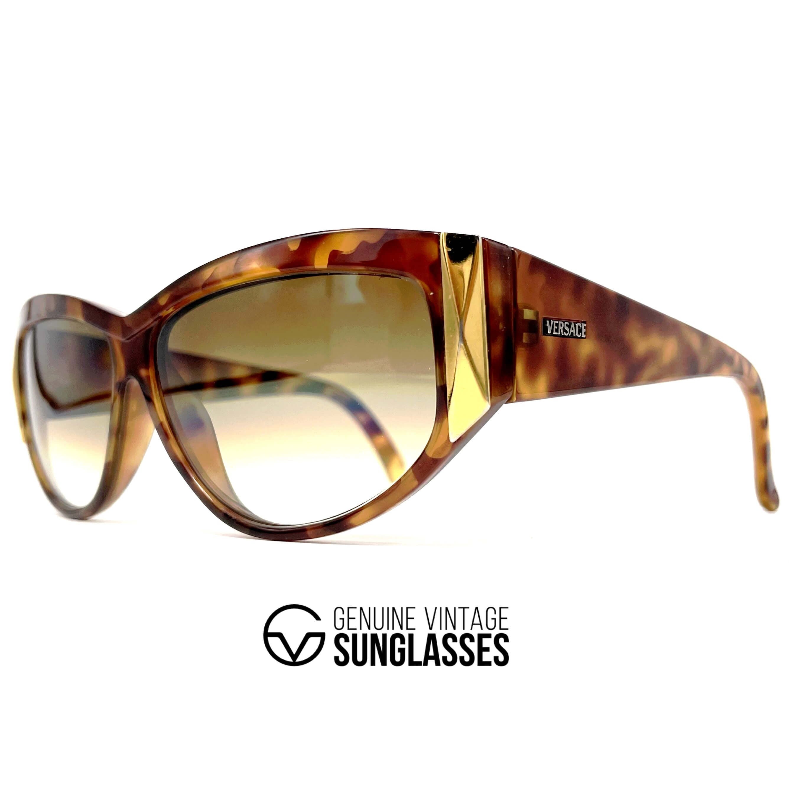 Vintage GIANNI VERSACE 389 tortoiseshell sunglasses