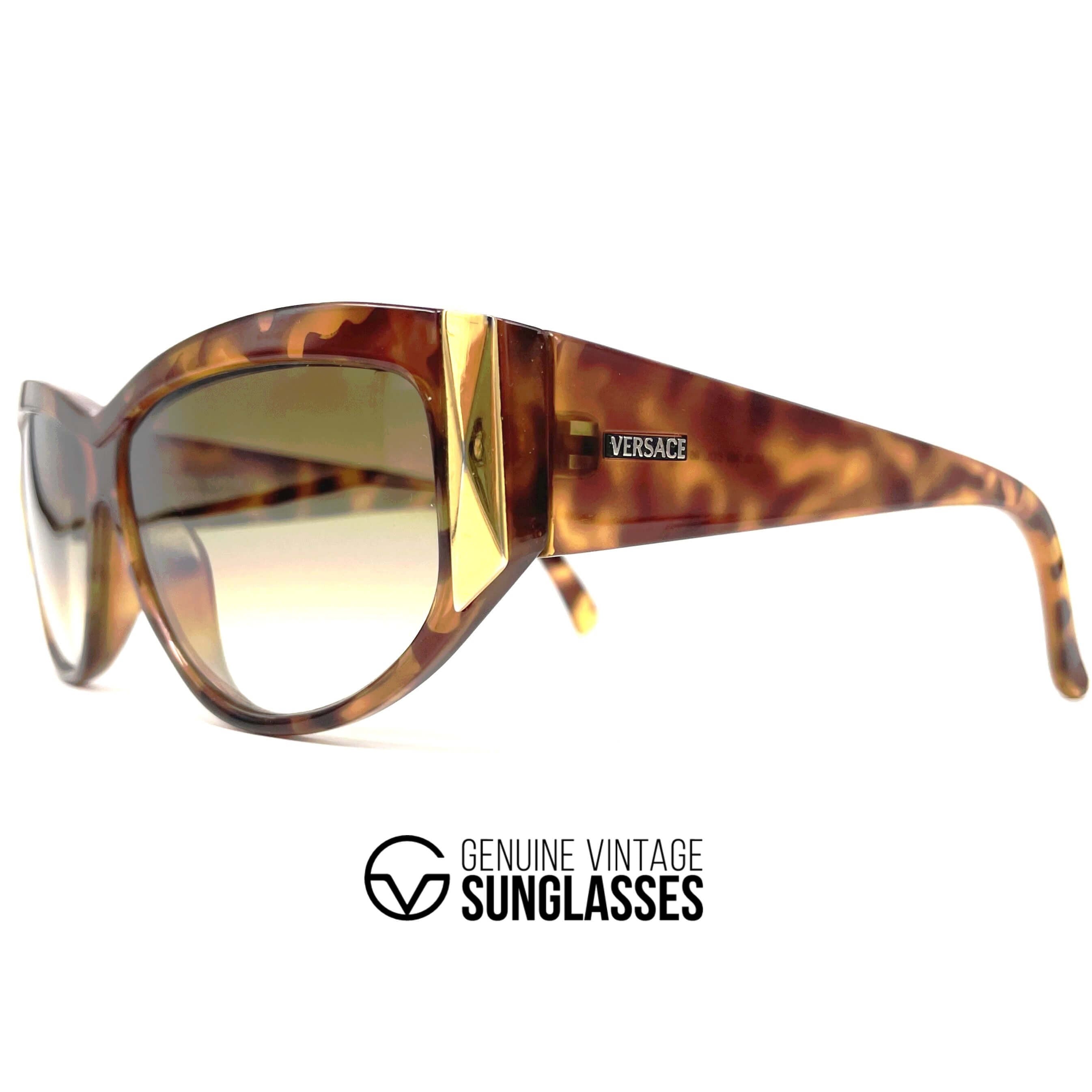 Vintage GIANNI VERSACE 389 tortoiseshell sunglasses