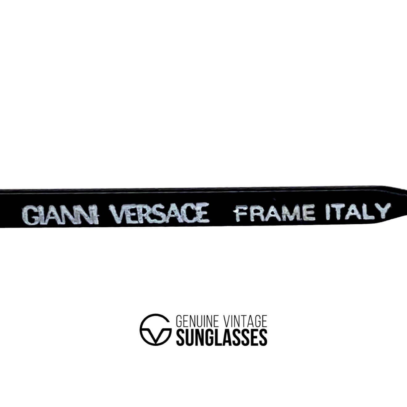 Vintage GIANNI VERSACE S90 XXL shield sunglasses