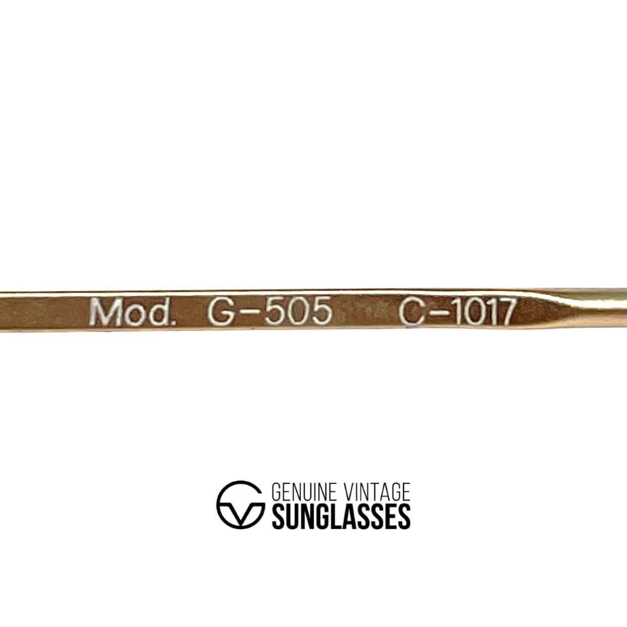 Vintage GIUGIARO G-505 designer aviator sunglasses