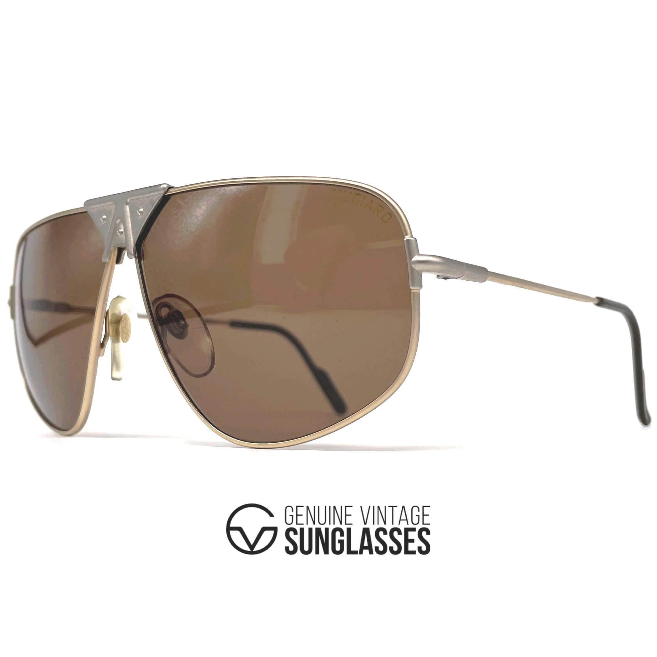Vintage GIUGIARO G-505 designer aviator sunglasses