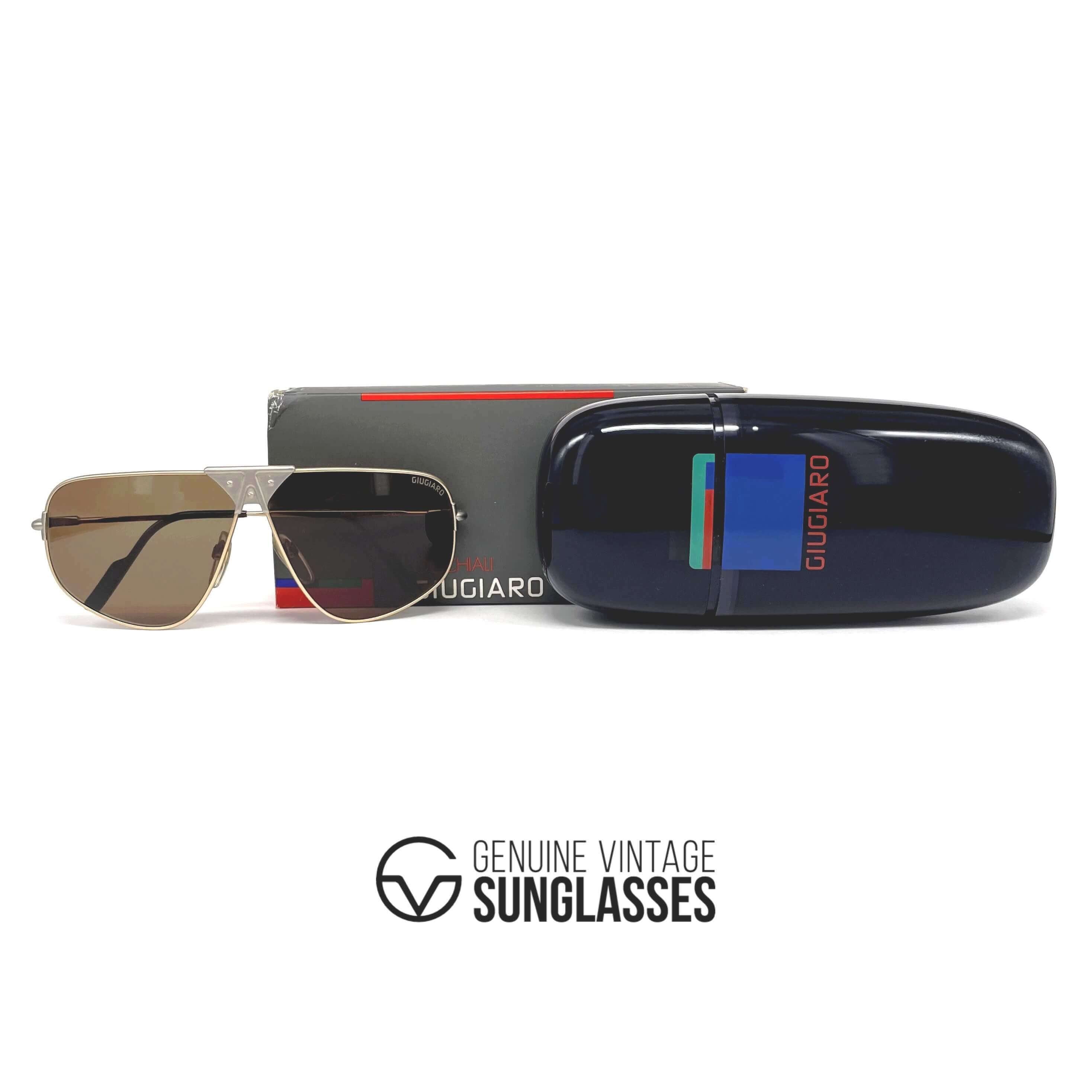 Vintage GIUGIARO G-505 designer aviator sunglasses