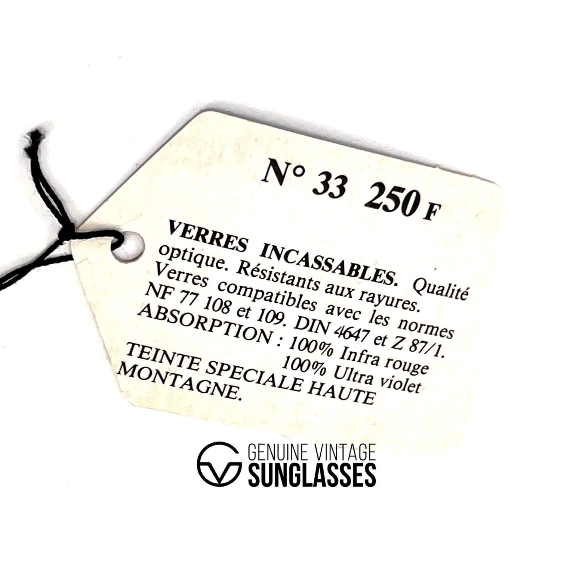 Vintage HENRI DUVILLARD HD33 rare gold aviator designer sunglasses