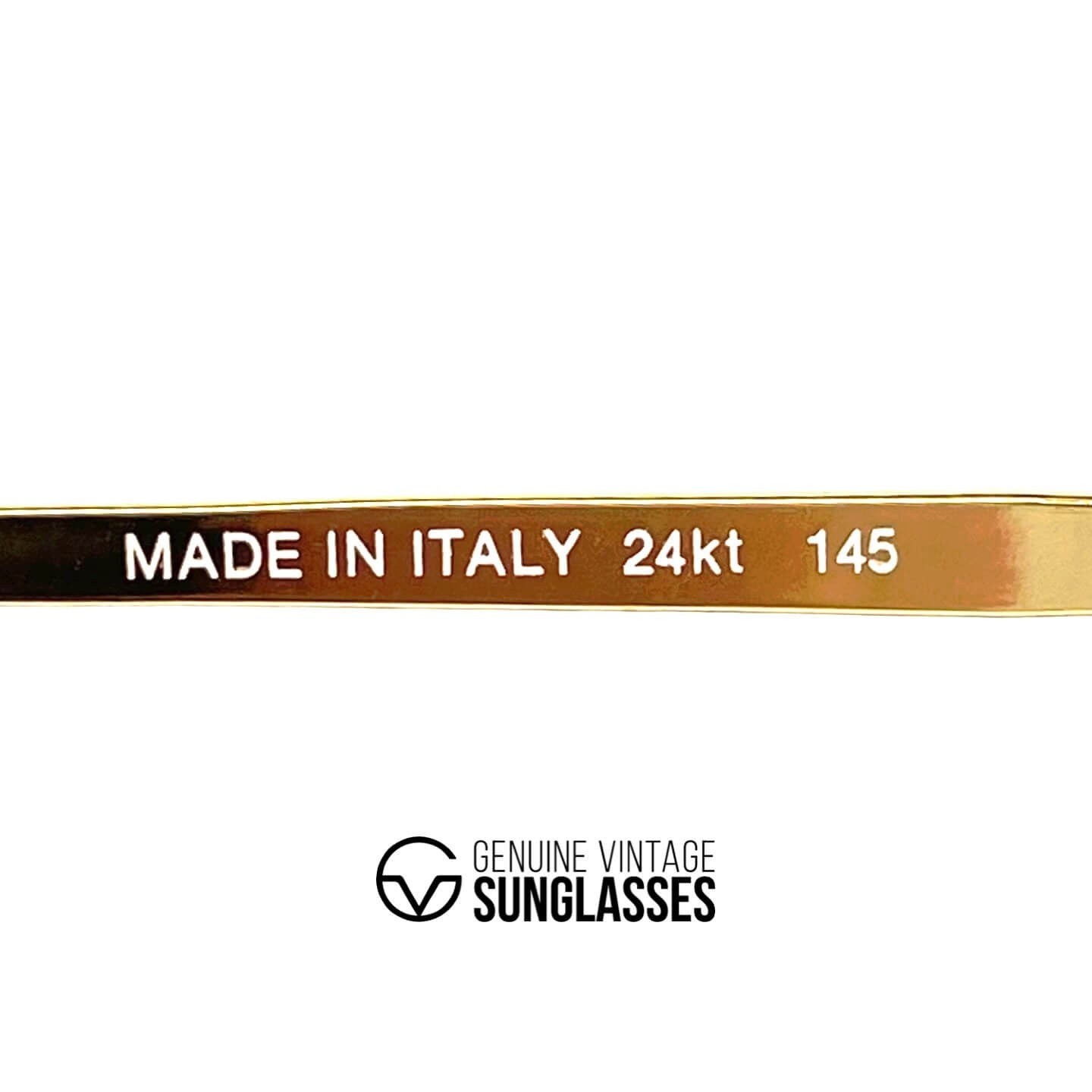 Vintage HILTON Club 8 gold plated aviator sunglasses