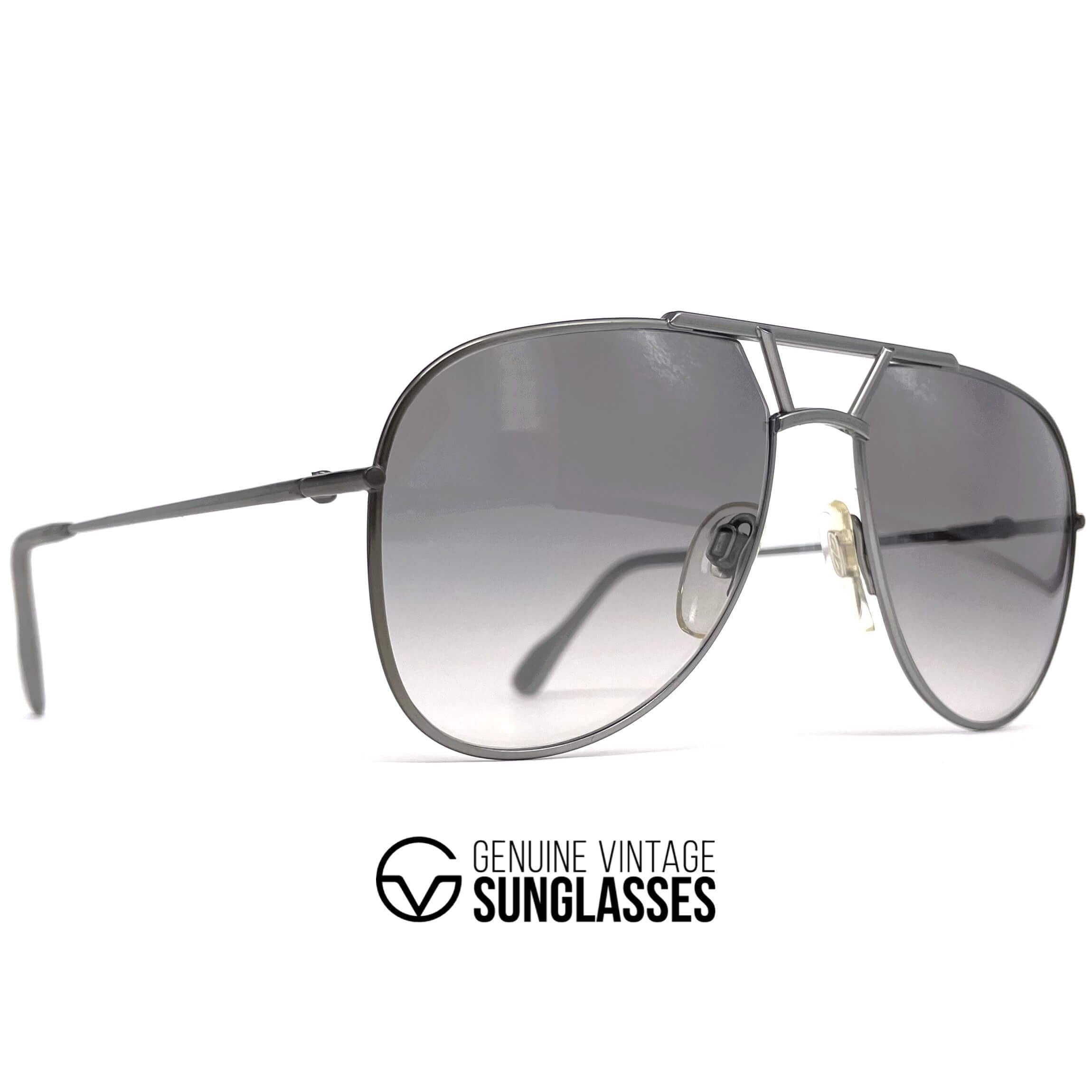 Vintage JAGUAR 319 Atrio silver designer aviator sunglasses