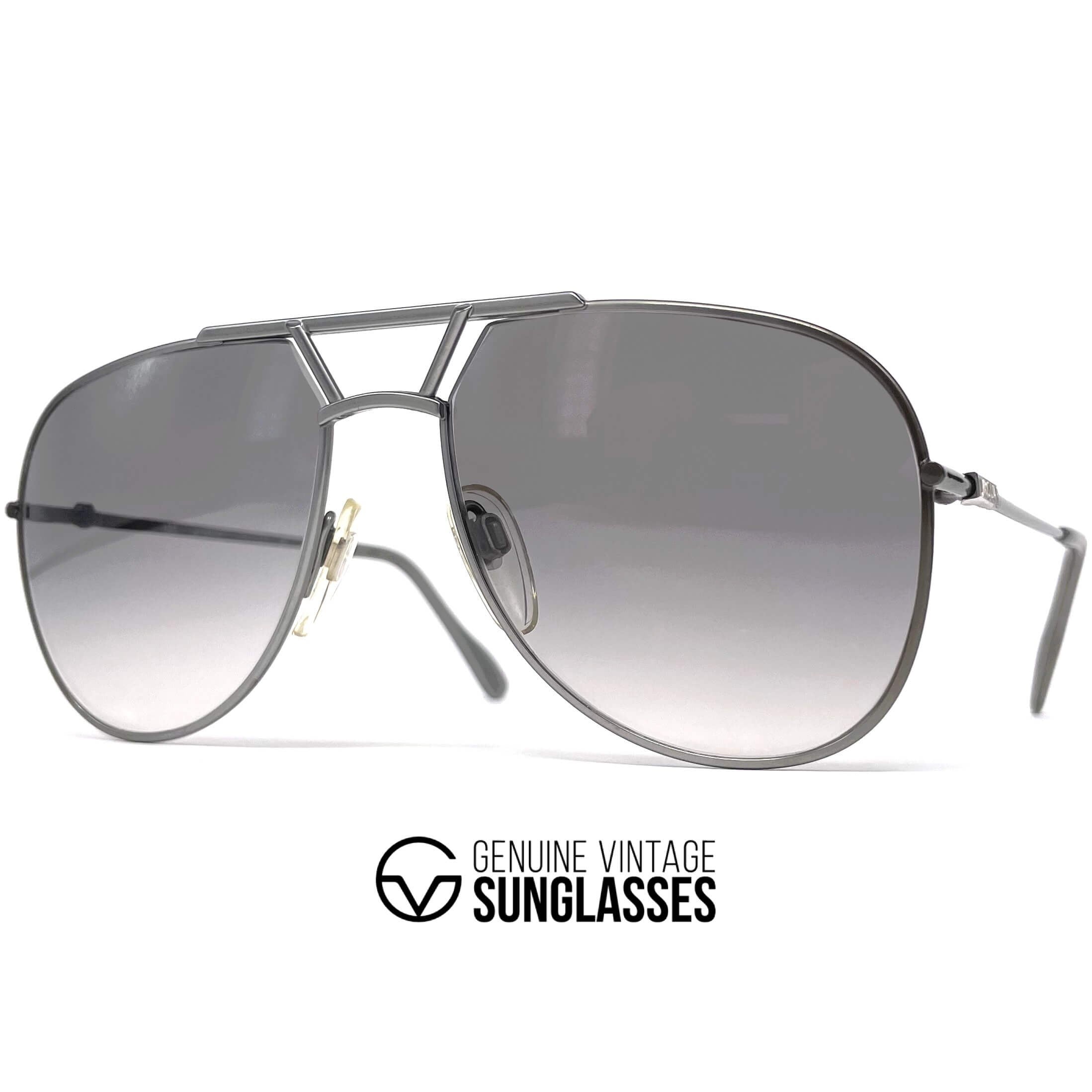 Vintage JAGUAR 319 Atrio silver designer aviator sunglasses
