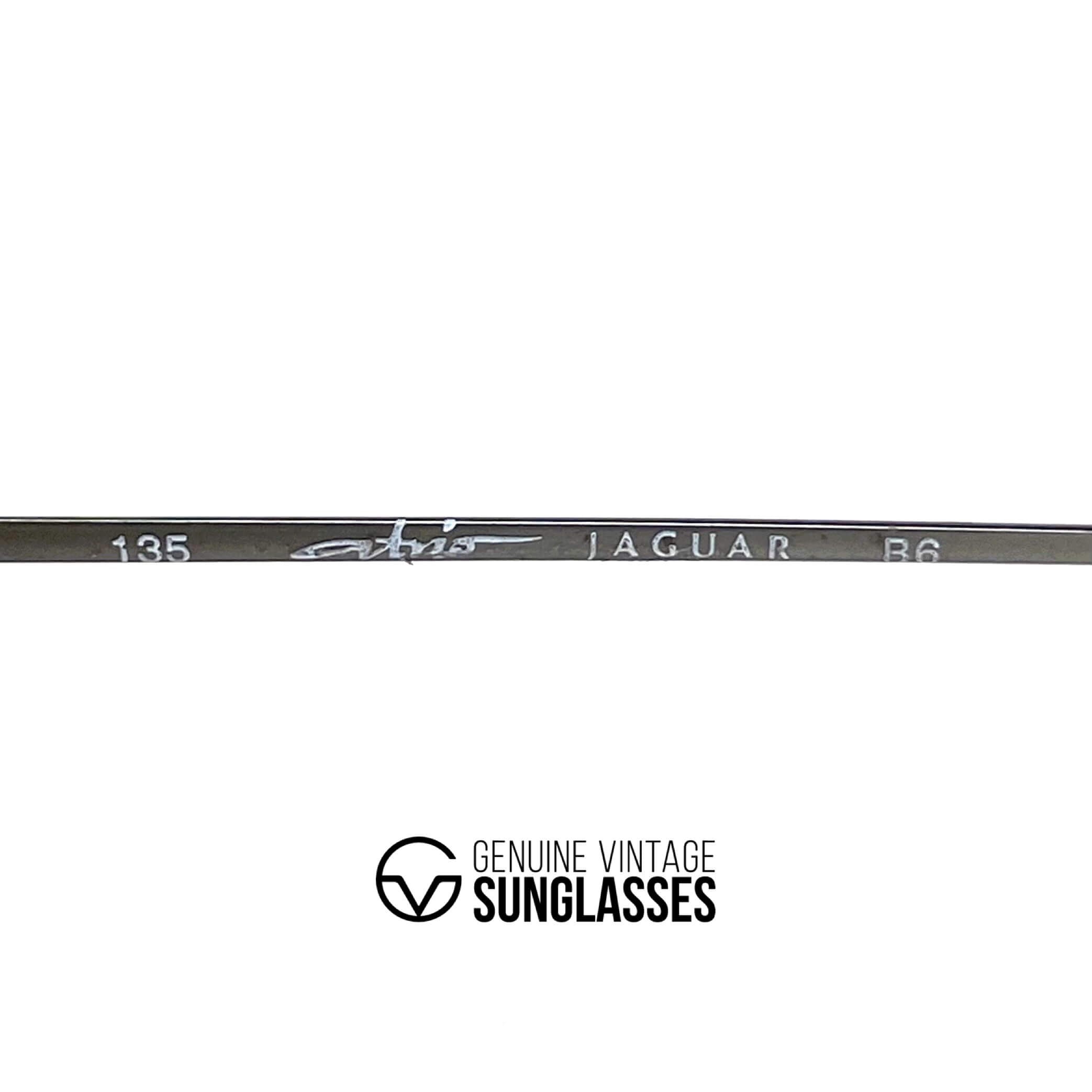 Vintage JAGUAR 319 Atrio silver designer aviator sunglasses