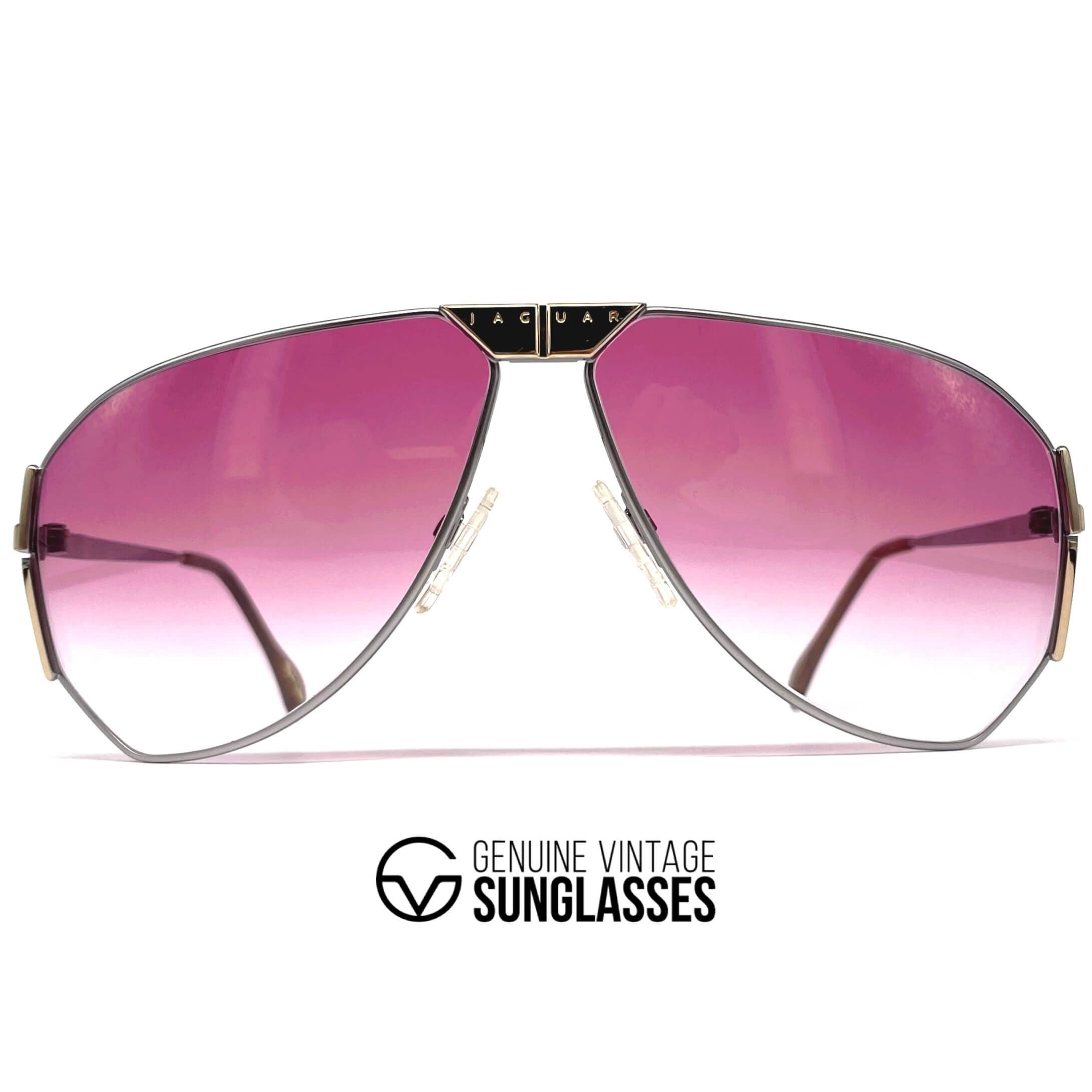 Vintage JAGUAR 715 designer XXL aviator sunglasses