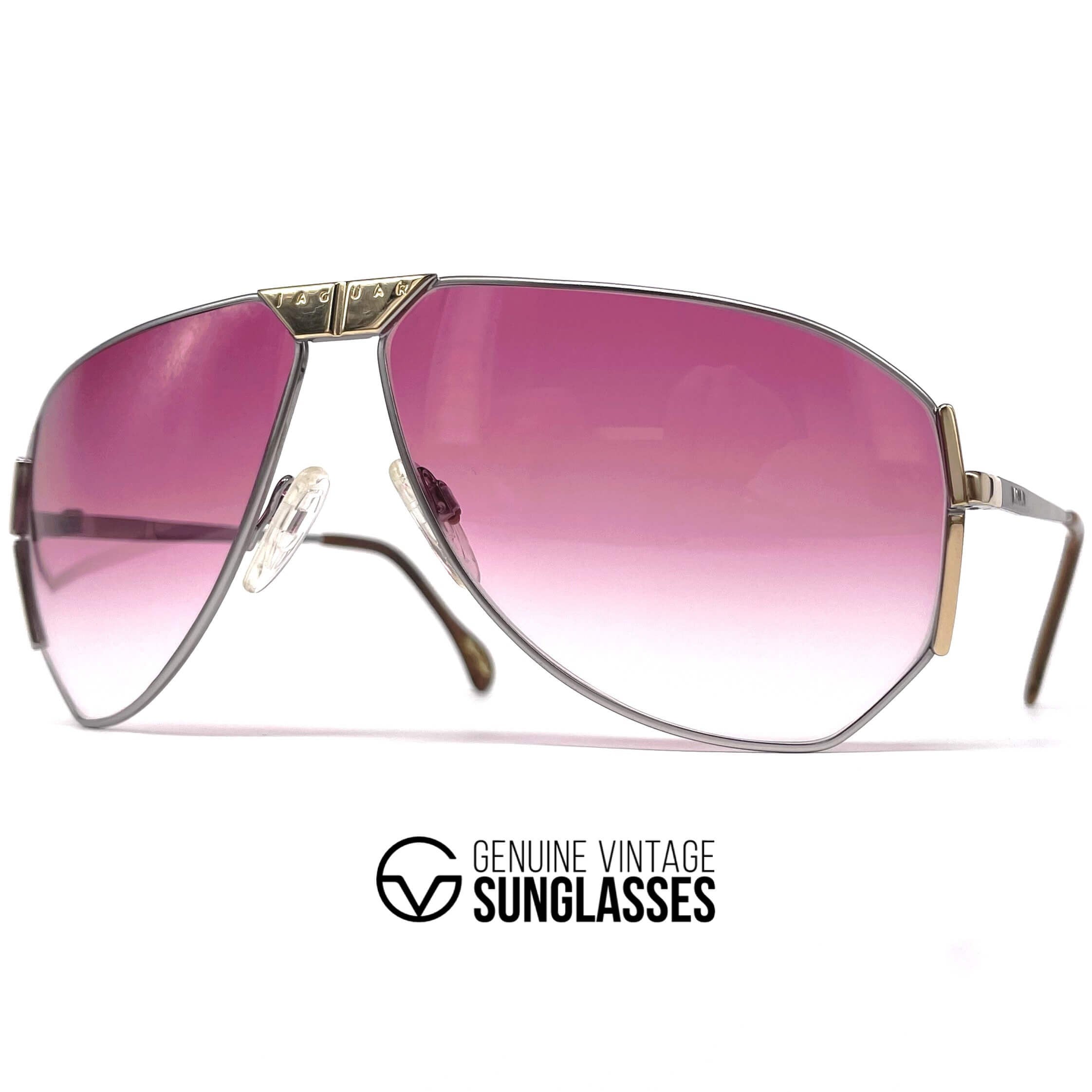 Vintage JAGUAR 715 designer XXL aviator sunglasses