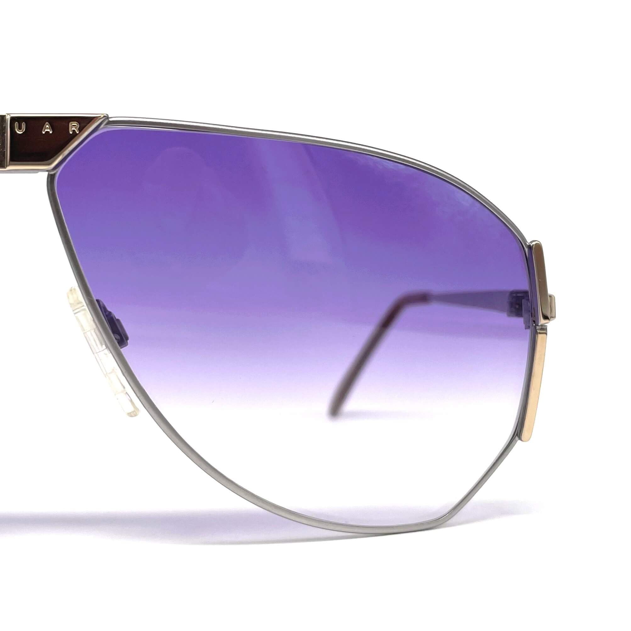 Vintage JAGUAR 715 purple XXL aviator sunglasses