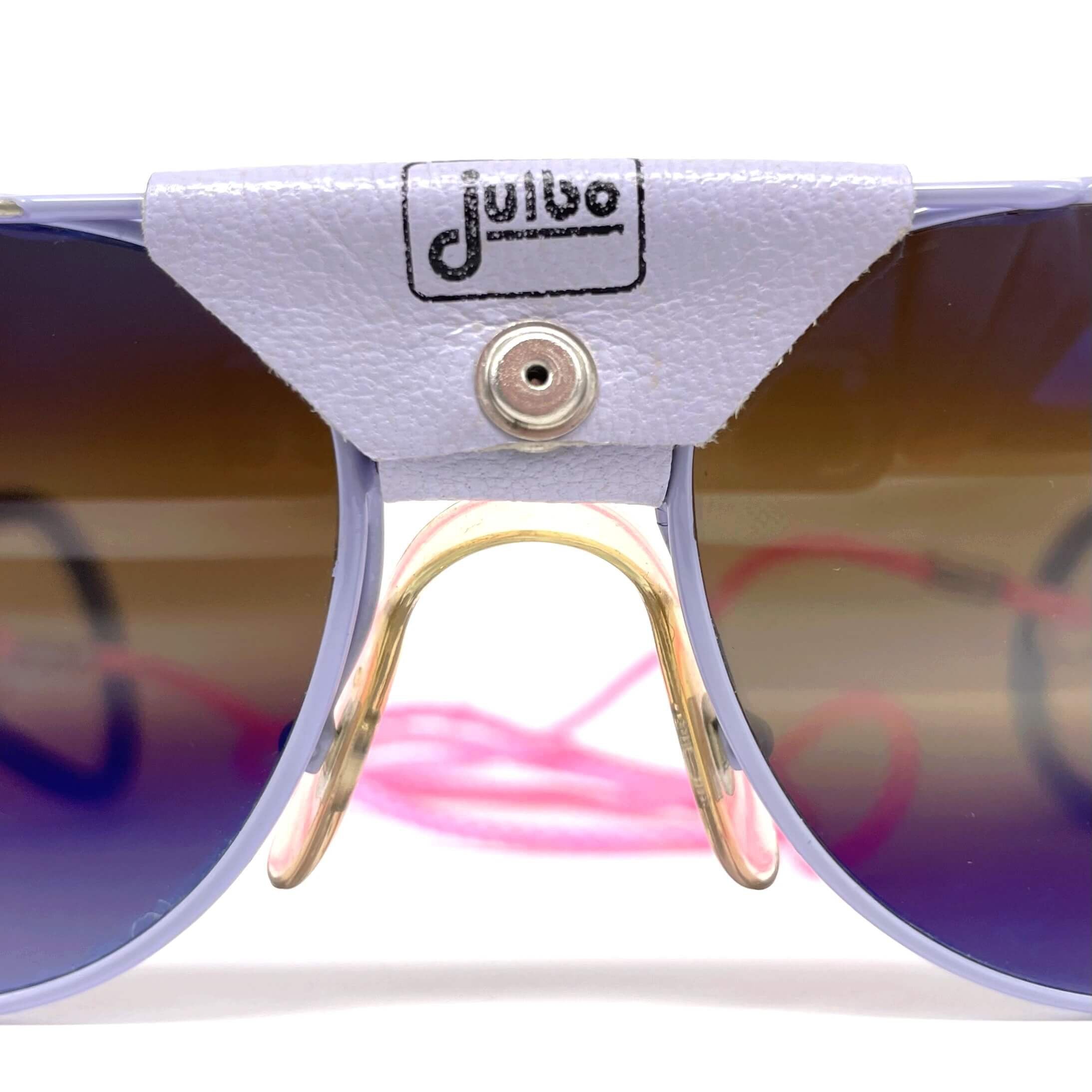 Vintage JULBO glacier leather sports sunglasses