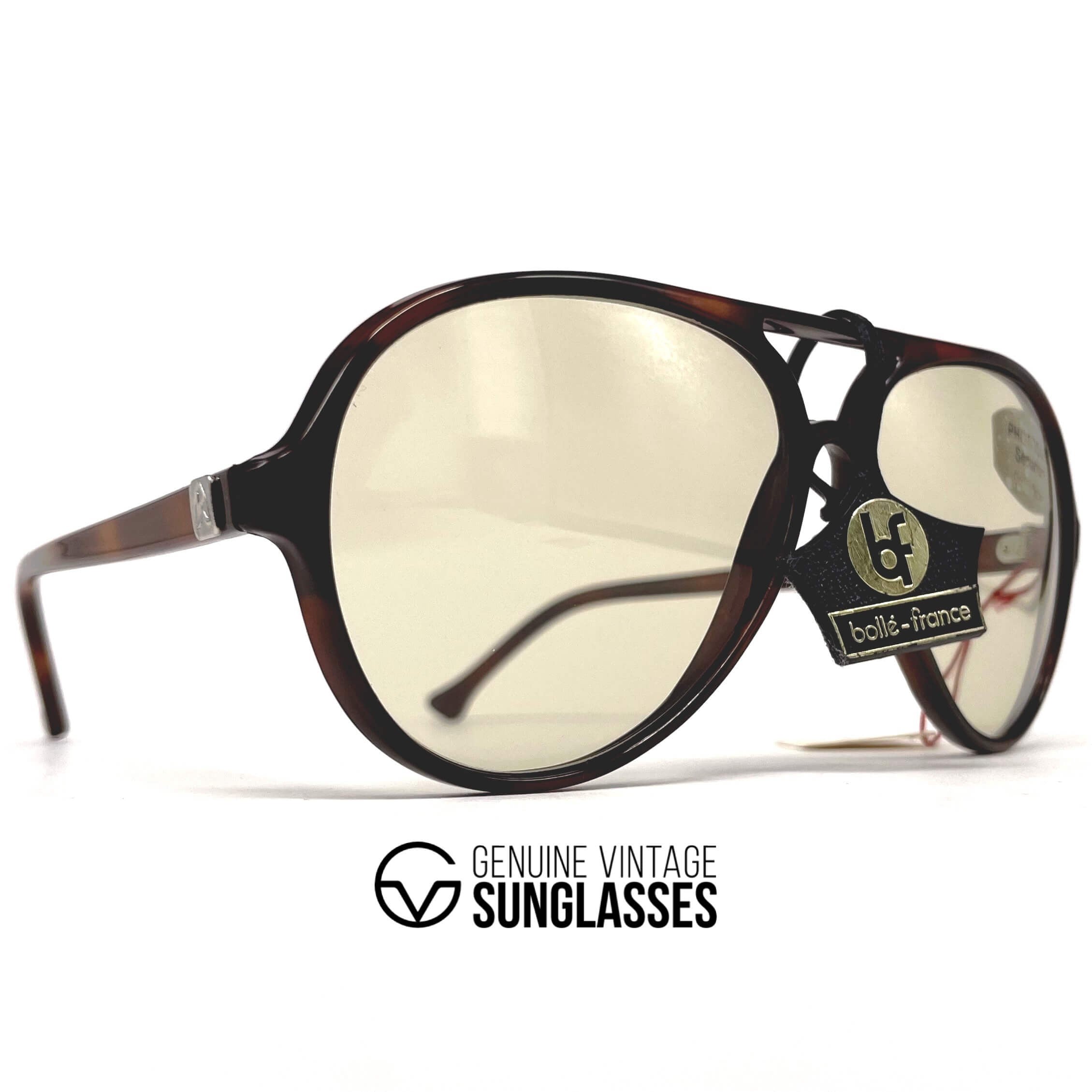 Vintage KILLY 374 photochromic mineral aviator Bollé seal sunglasses