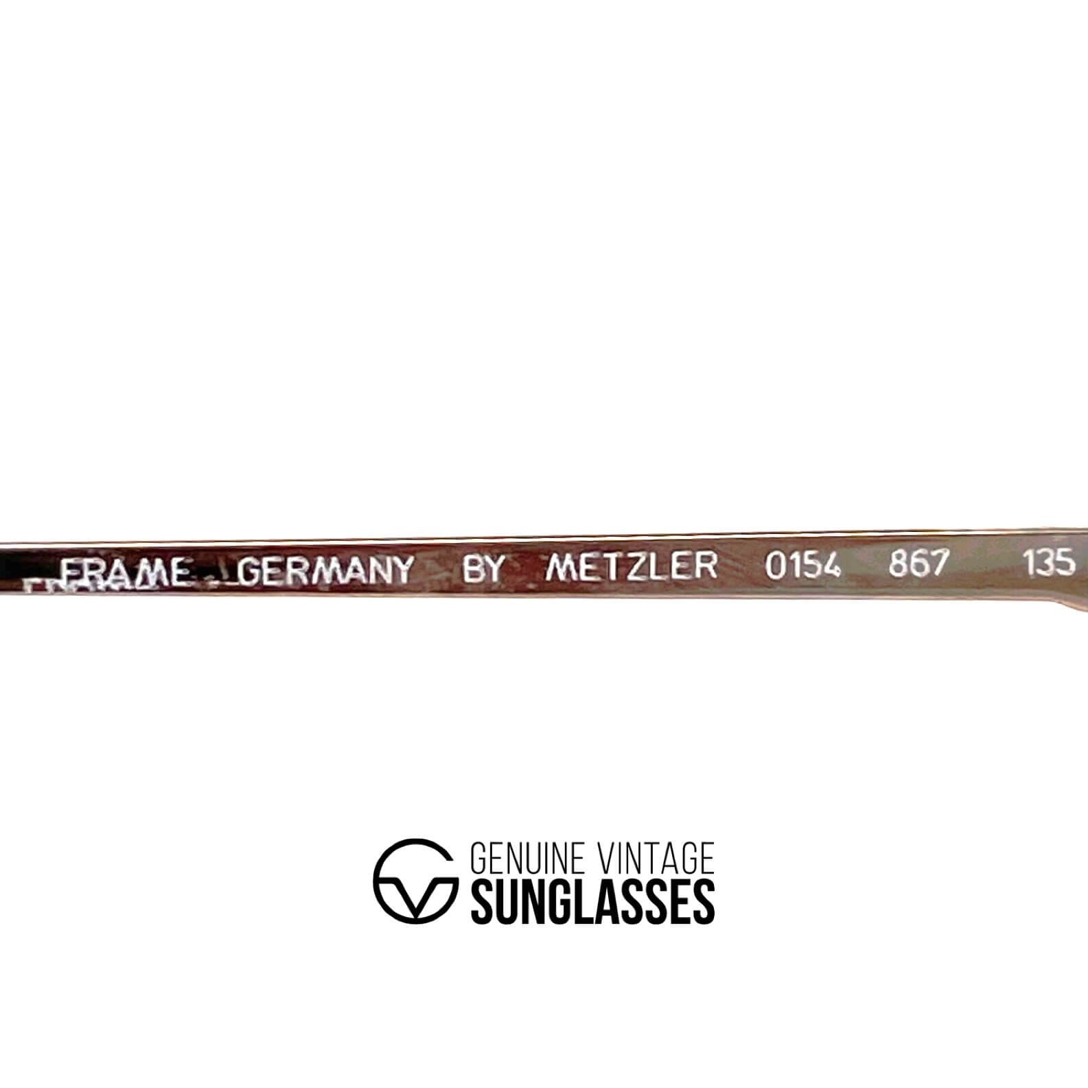 Vintage LONGINES 0154 METZLER interchangeable rare designer aviator glasses frames