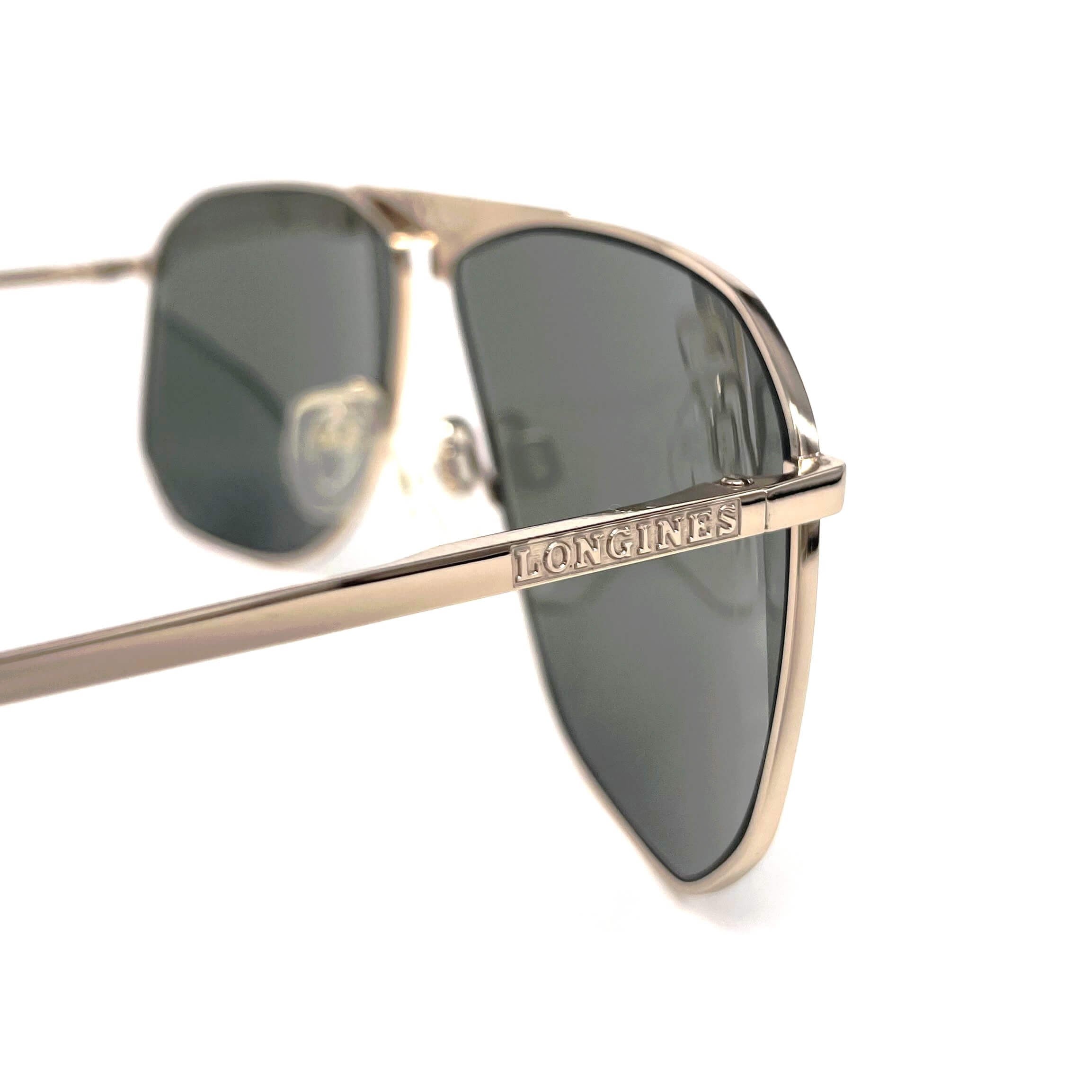 Vintage LONGINES 0155 METZLER gold aviator luxury sunglasses