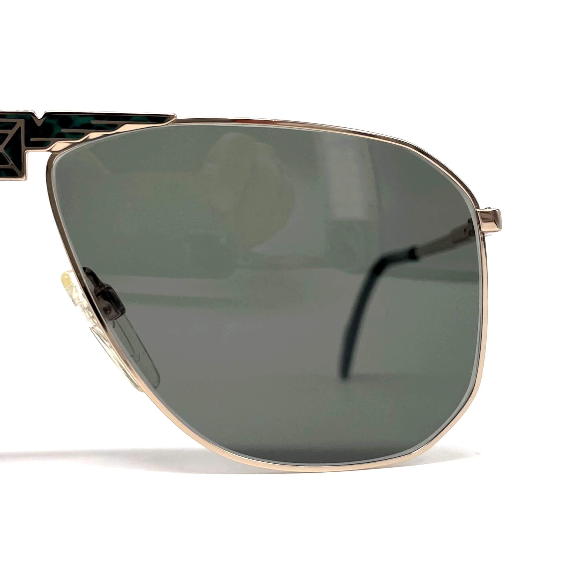 Vintage LONGINES 0155 METZLER gold aviator luxury sunglasses