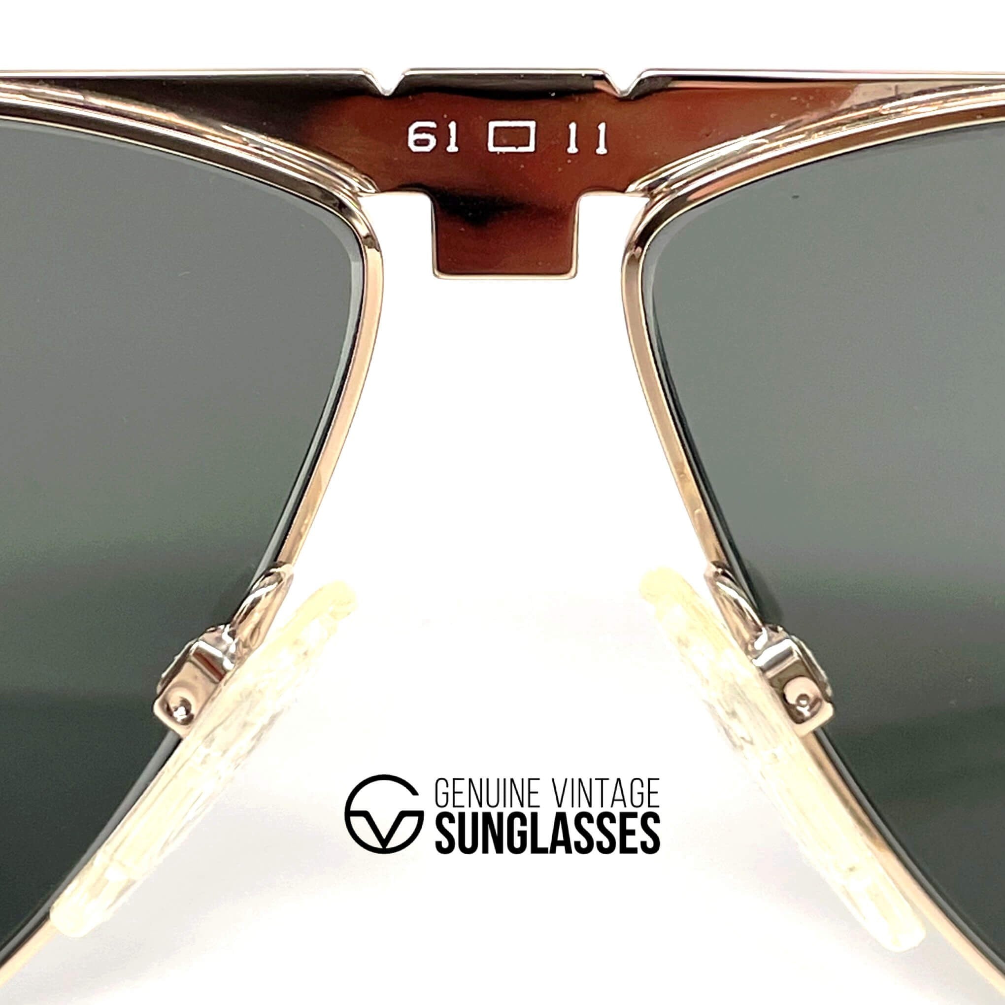 Vintage LONGINES 0155 METZLER gold aviator luxury sunglasses