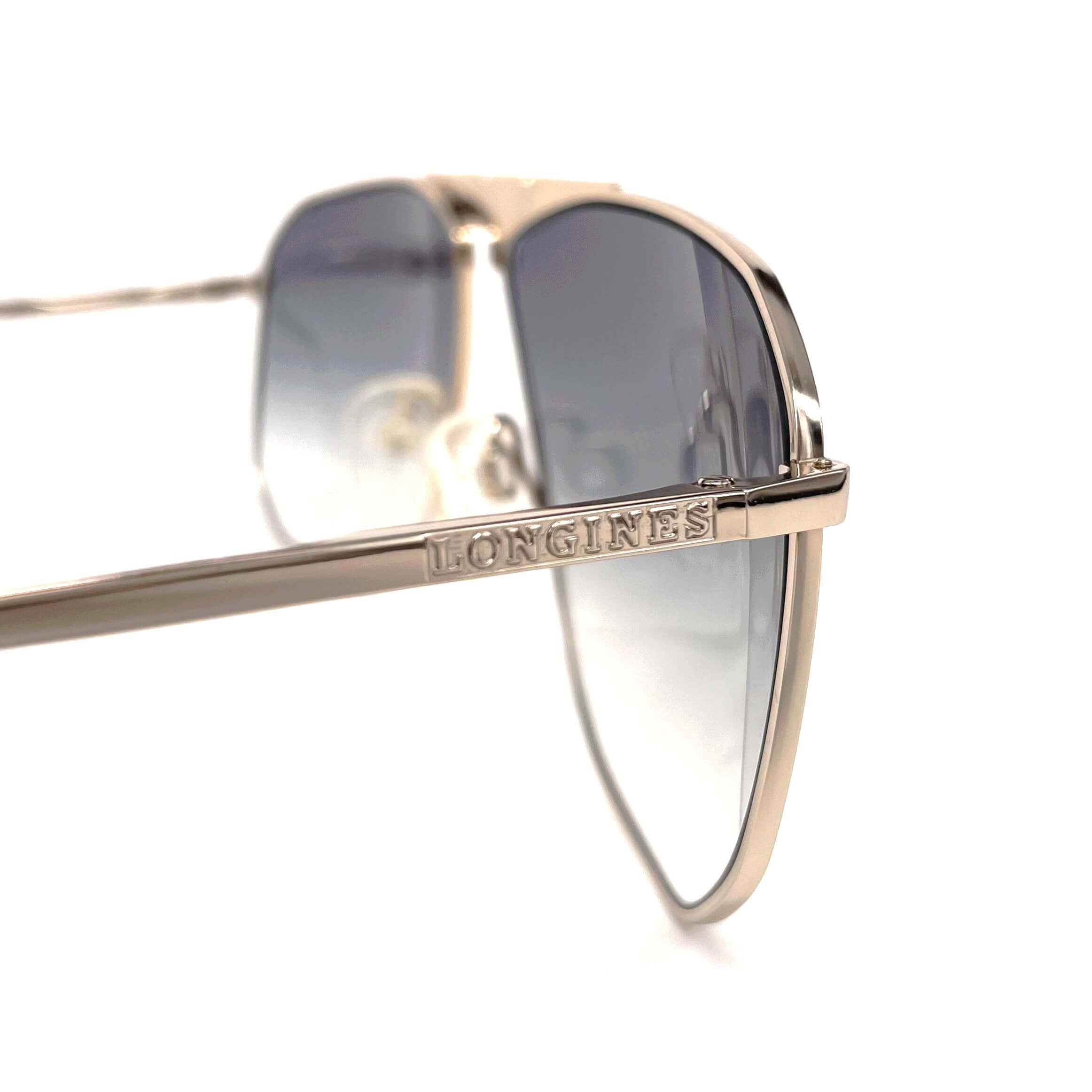 Vintage LONGINES 0155 METZLER gold rare aviator sunglasses