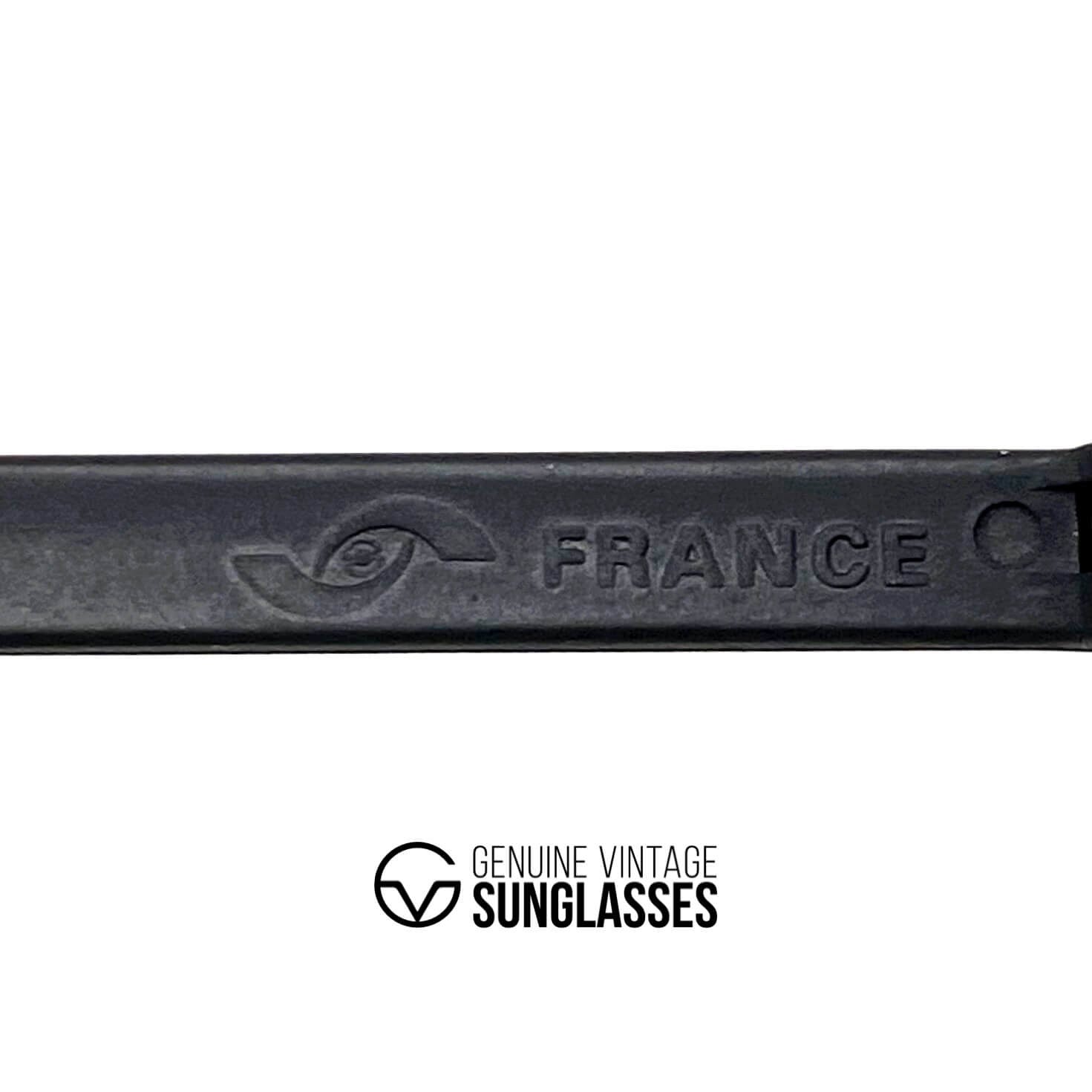 Vintage LOUBSOL 1910 Folding black matte aviator sunglasses