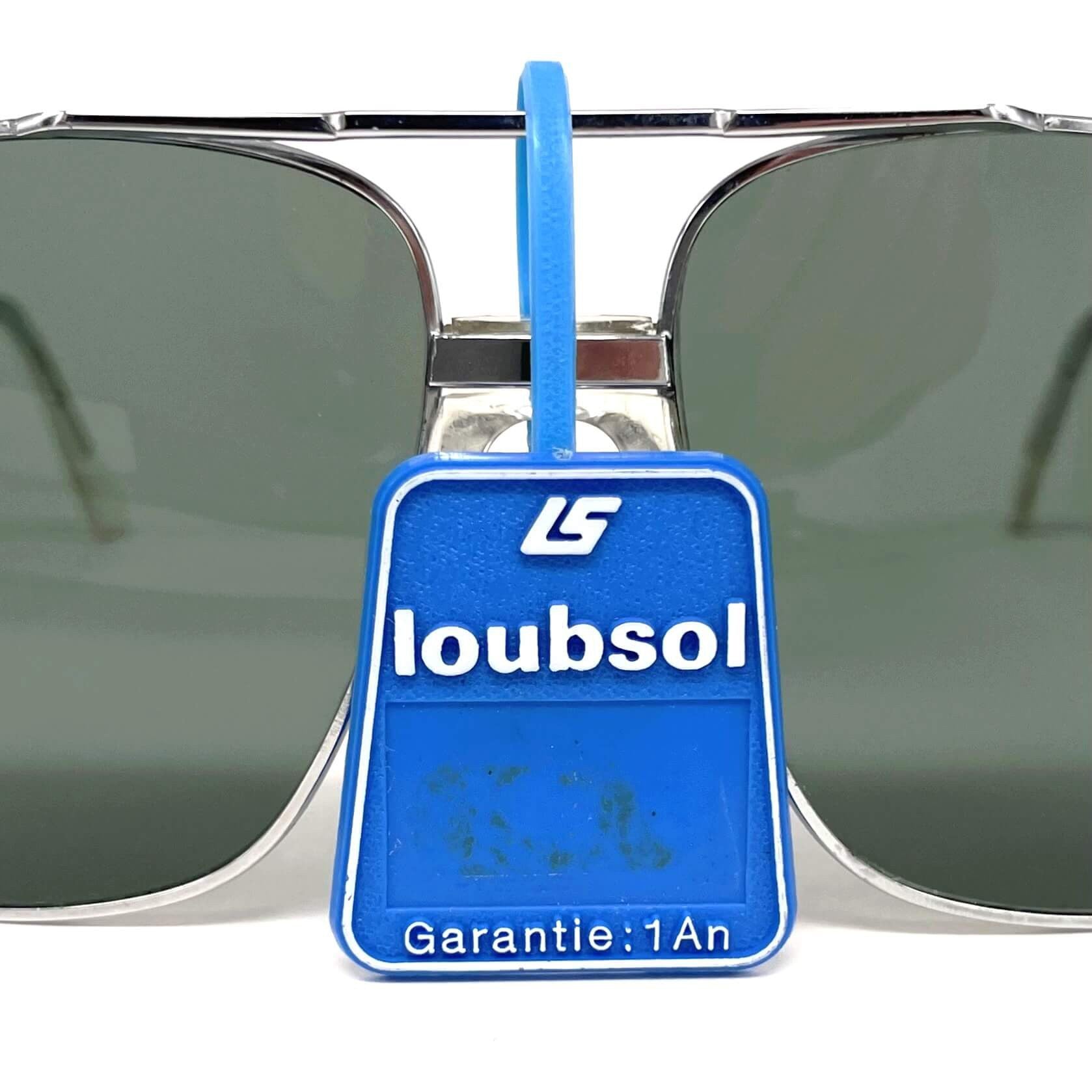 Vintage LOUBSOL 7593 rare mineral aviator sunglasses