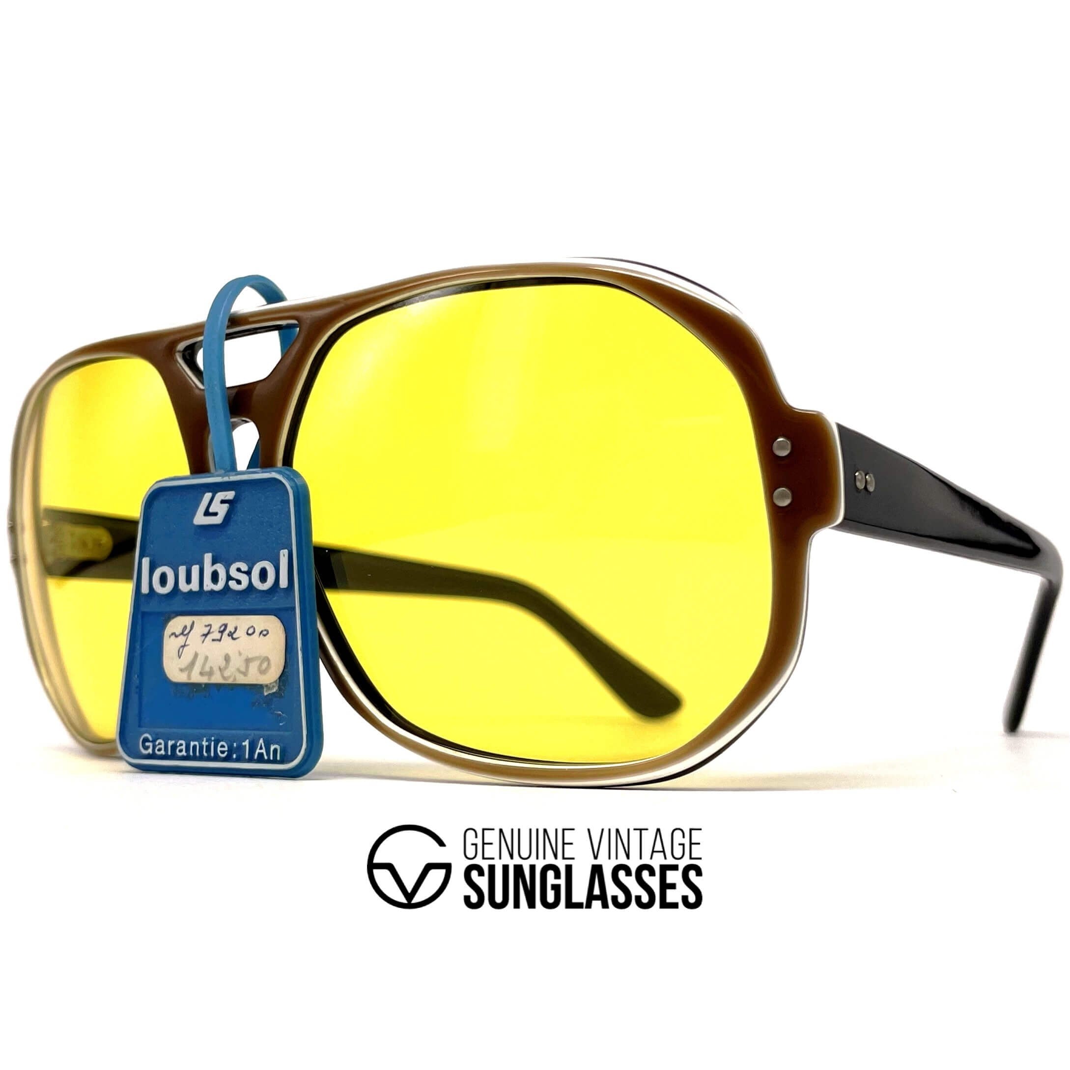 Vintage LOUBSOL 79200 tricolore kalichrome designer sunglasses