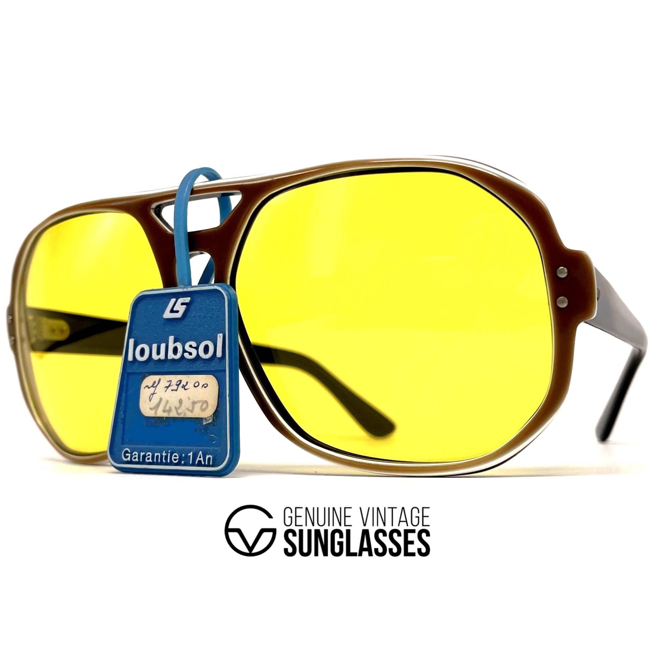 Vintage LOUBSOL 79200 tricolore kalichrome designer sunglasses