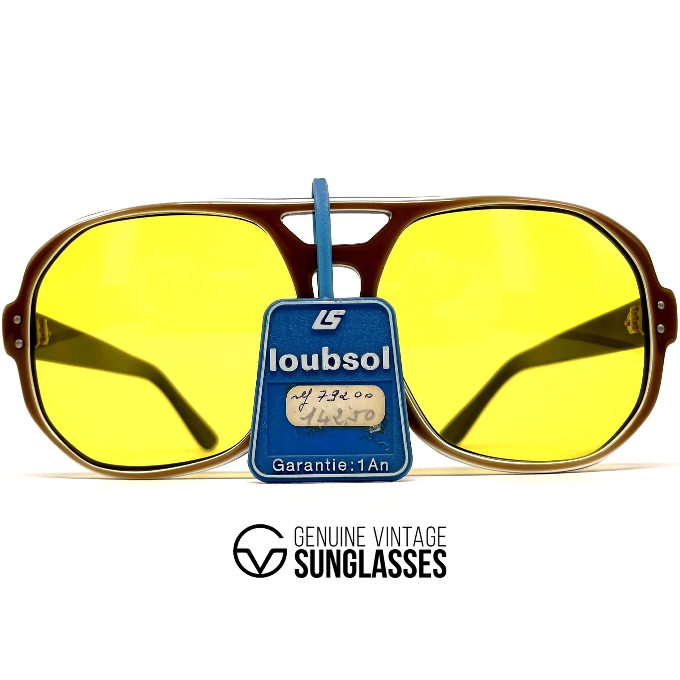 Vintage LOUBSOL 79200 tricolore kalichrome designer sunglasses