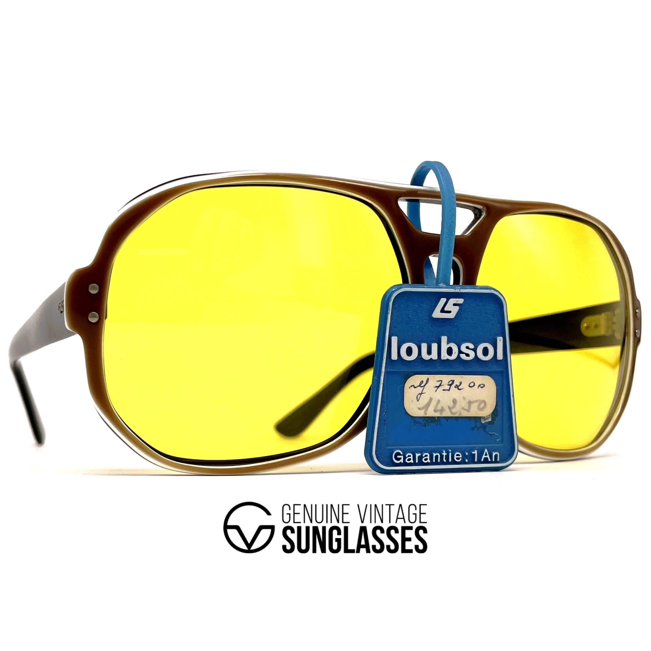Vintage LOUBSOL 79200 tricolore kalichrome designer sunglasses