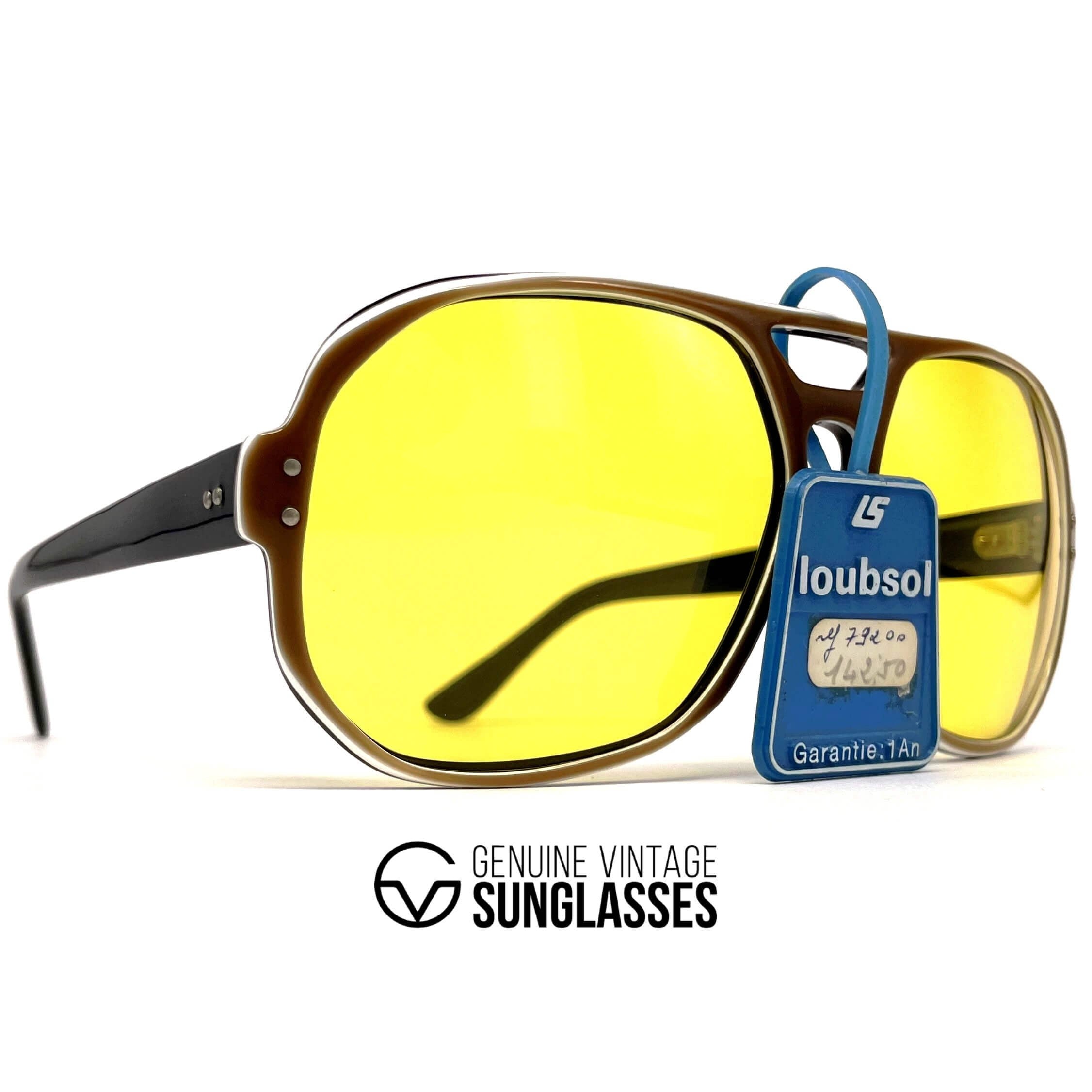 Vintage LOUBSOL 79200 tricolore kalichrome designer sunglasses