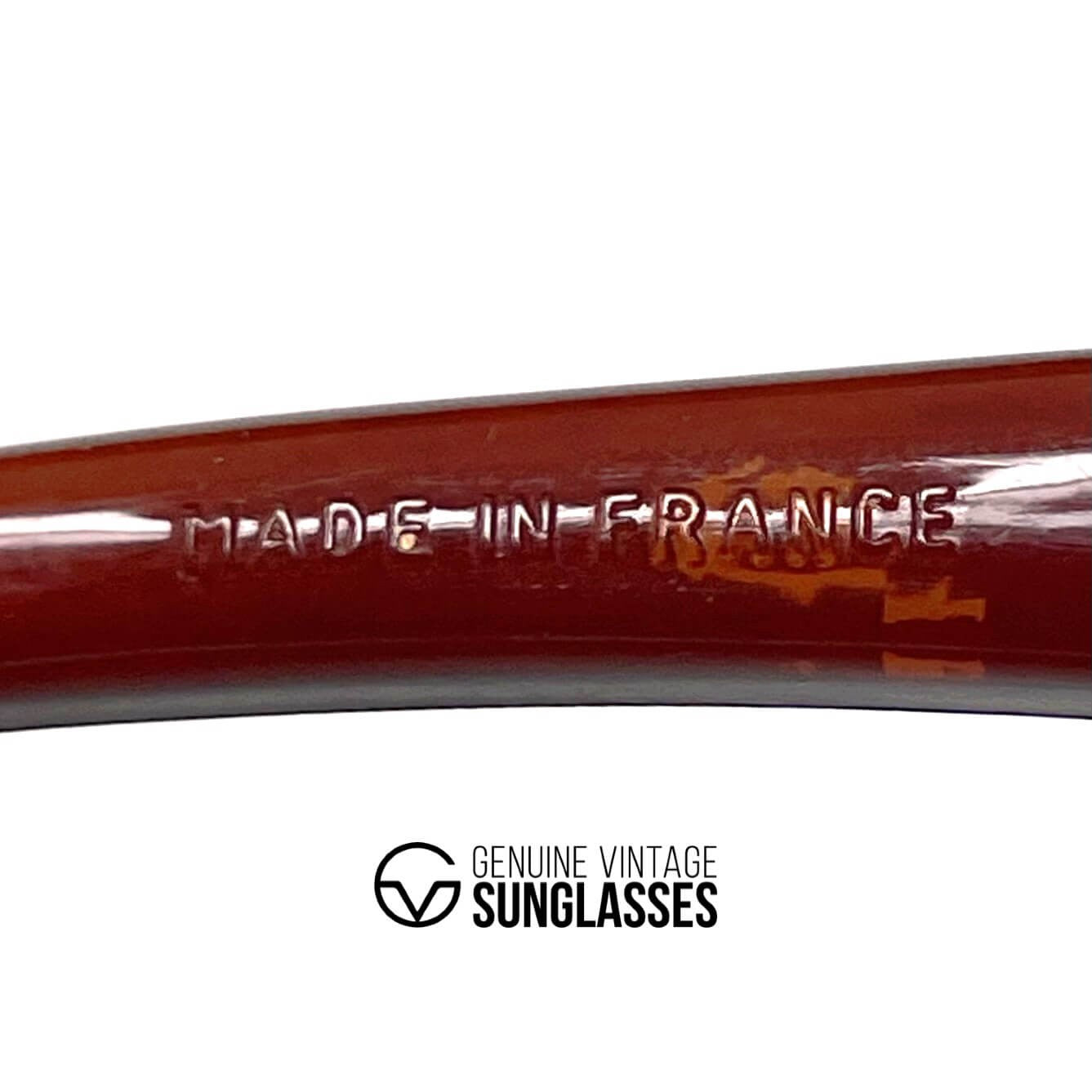 Vintage LOUBSOL Abondance burgundy oval designer sunglasses