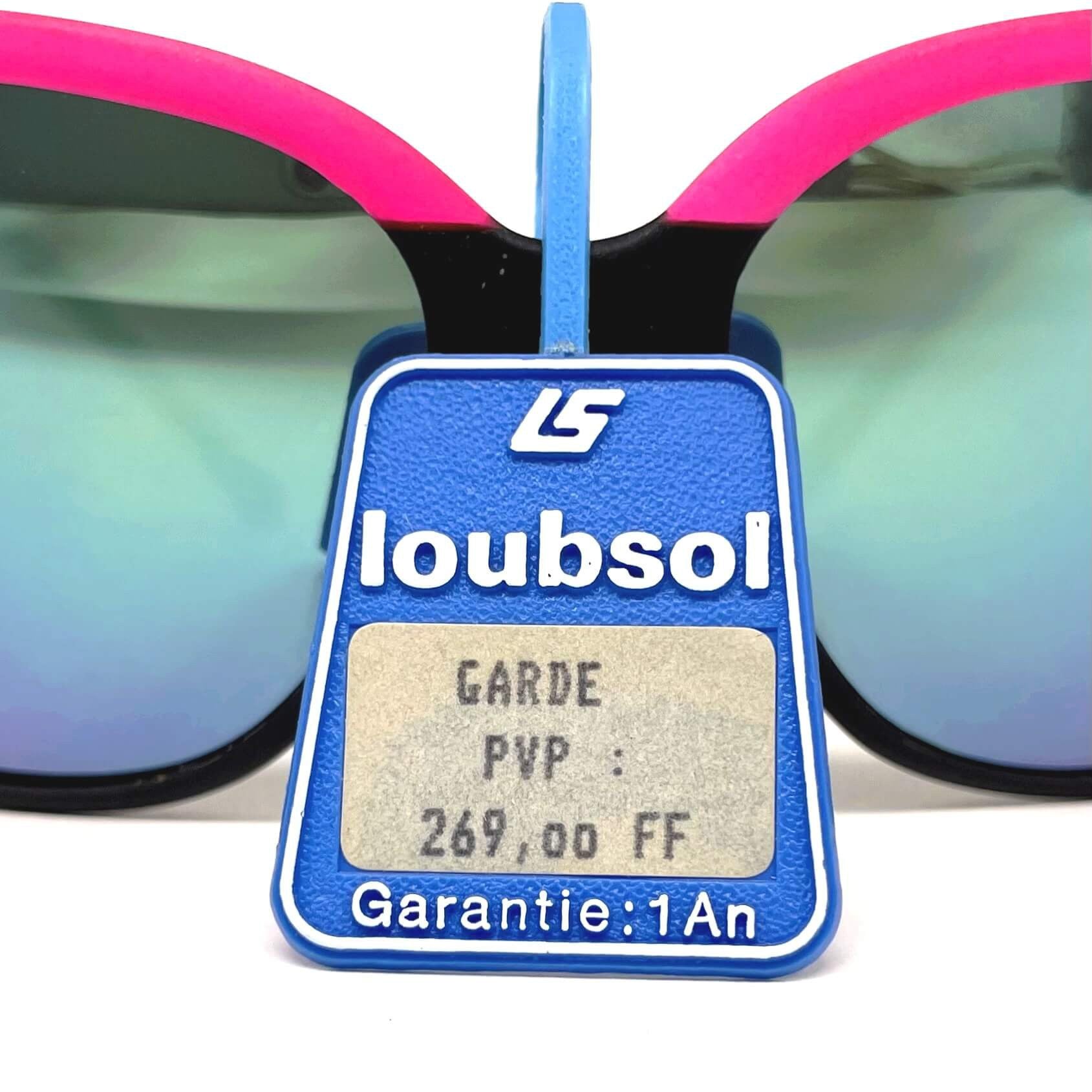 Vintage LOUBSOL Garde hand finished nylon mirrored sunglasses