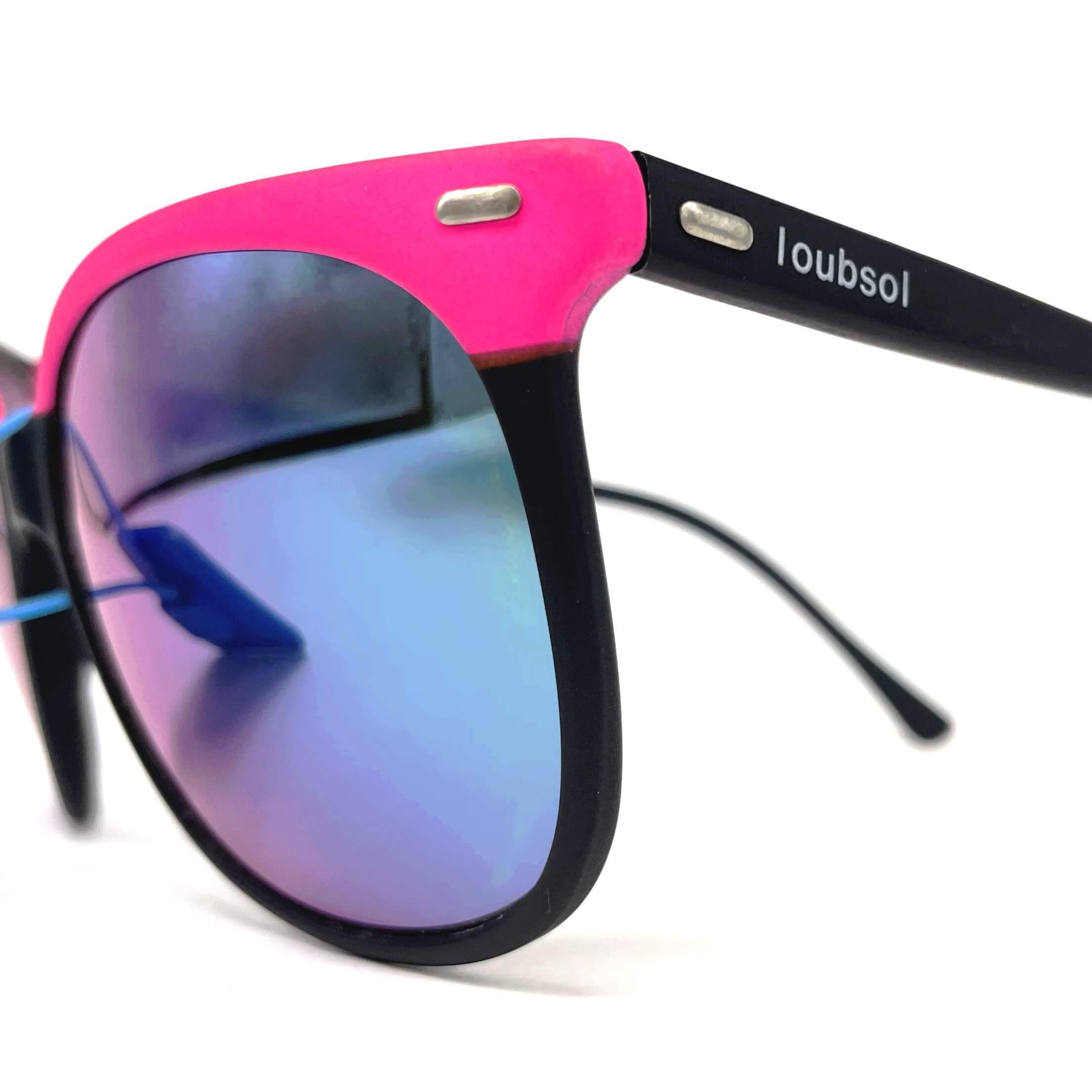 Vintage LOUBSOL Garde hand finished nylon mirrored sunglasses