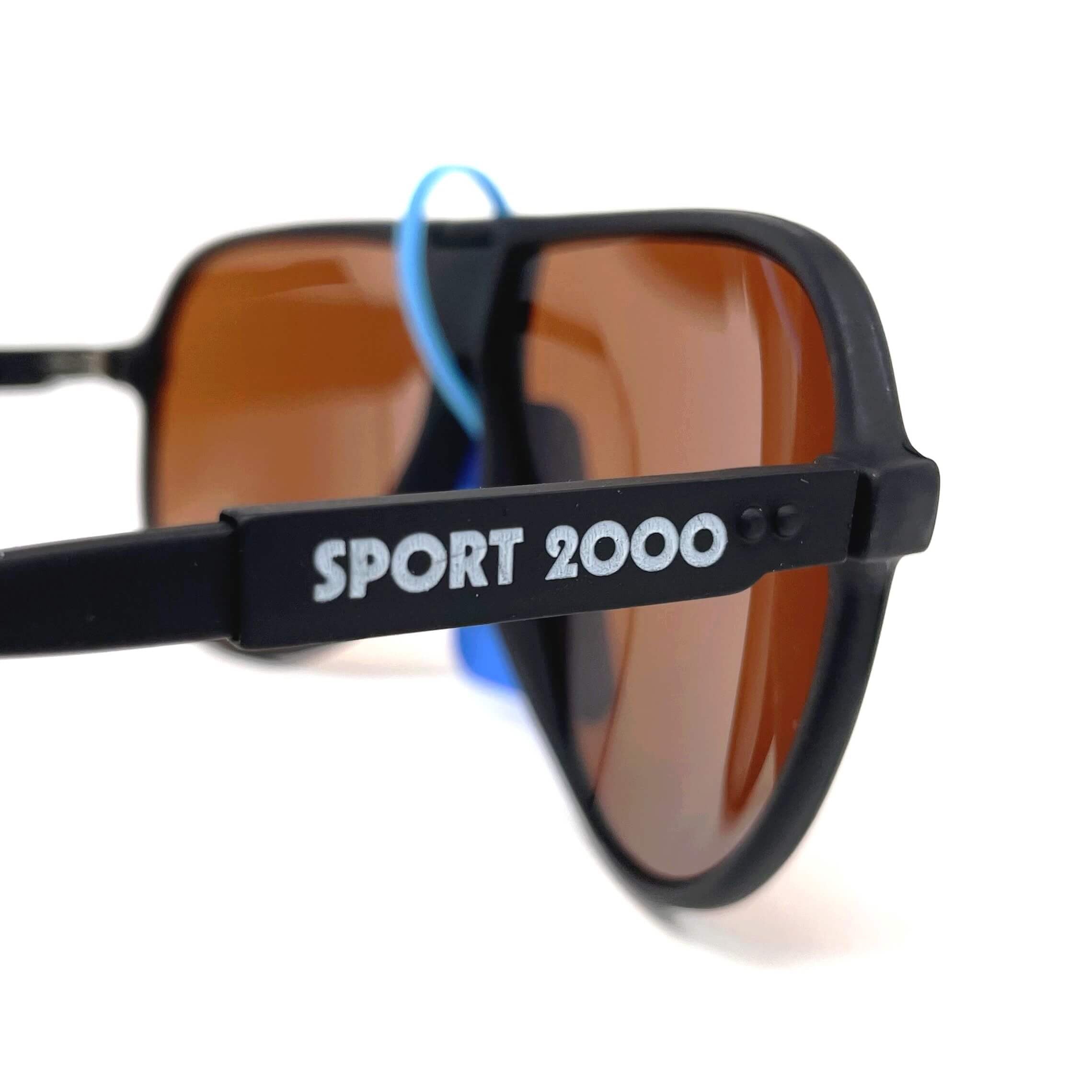 Vintage LOUBSOL Lizon Sport 2000 black aviator sunglasses
