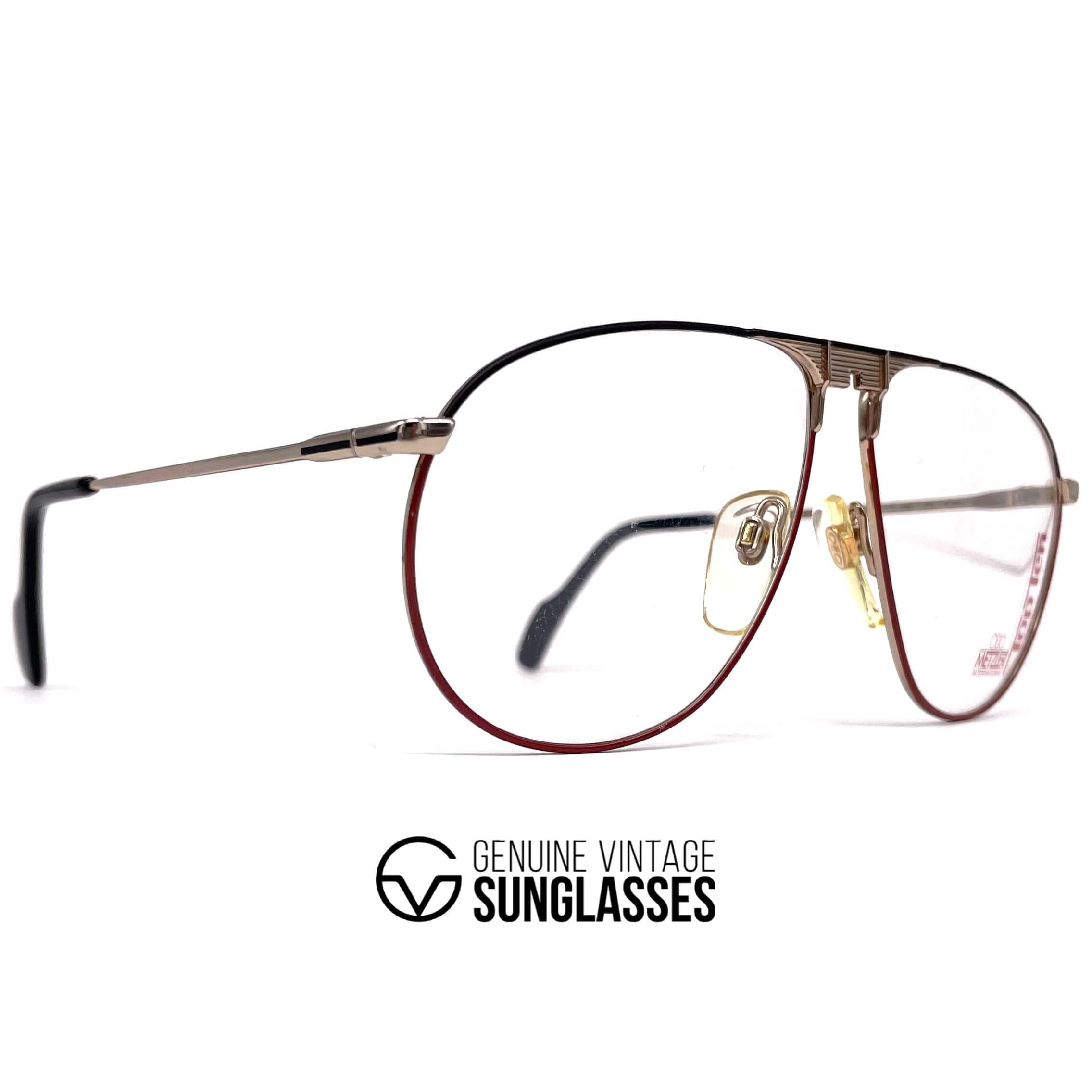Vintage METZLER 0892 Top Ten aviator designer glasses frames
