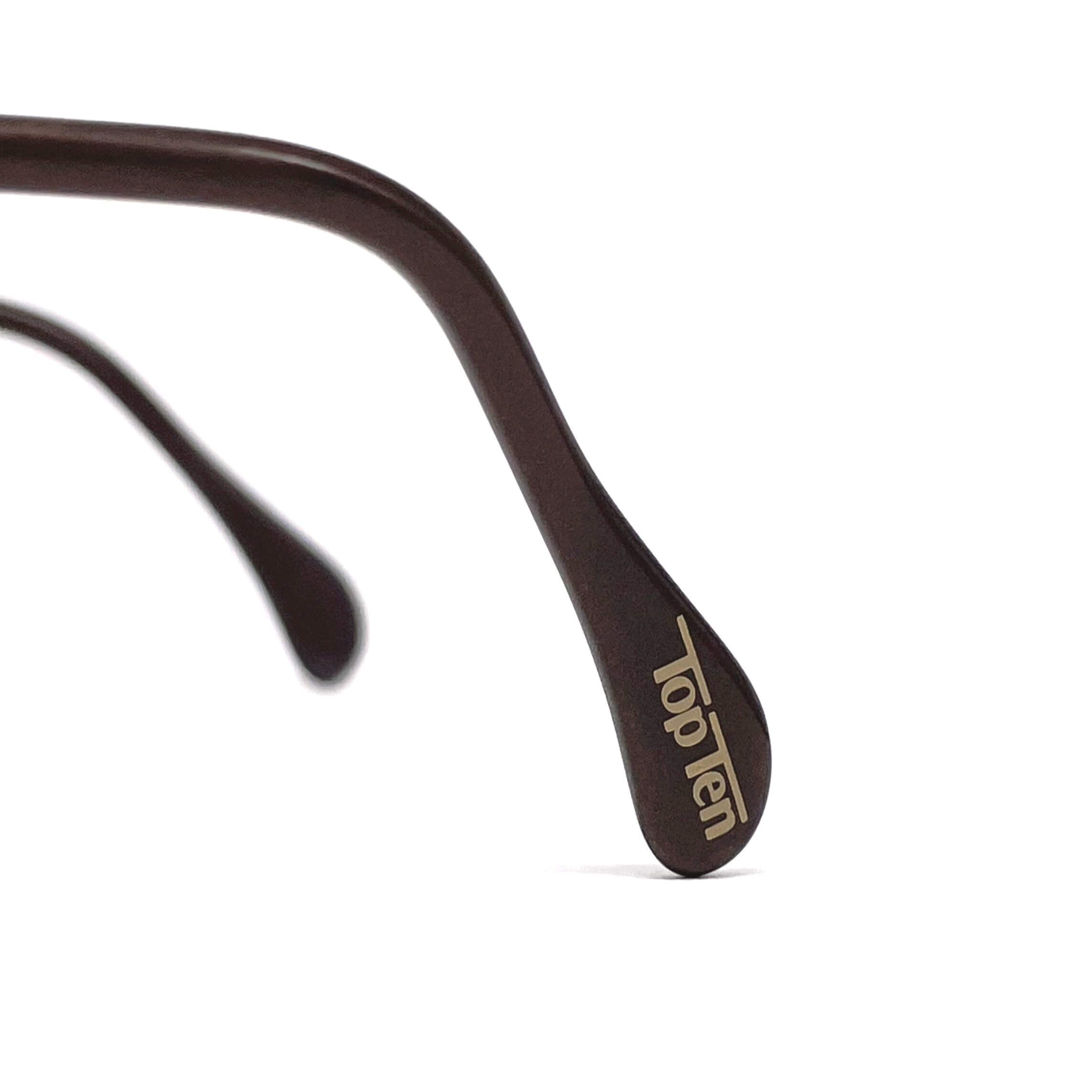 Vintage METZLER 0897 Top Ten silver aviator glasses frames