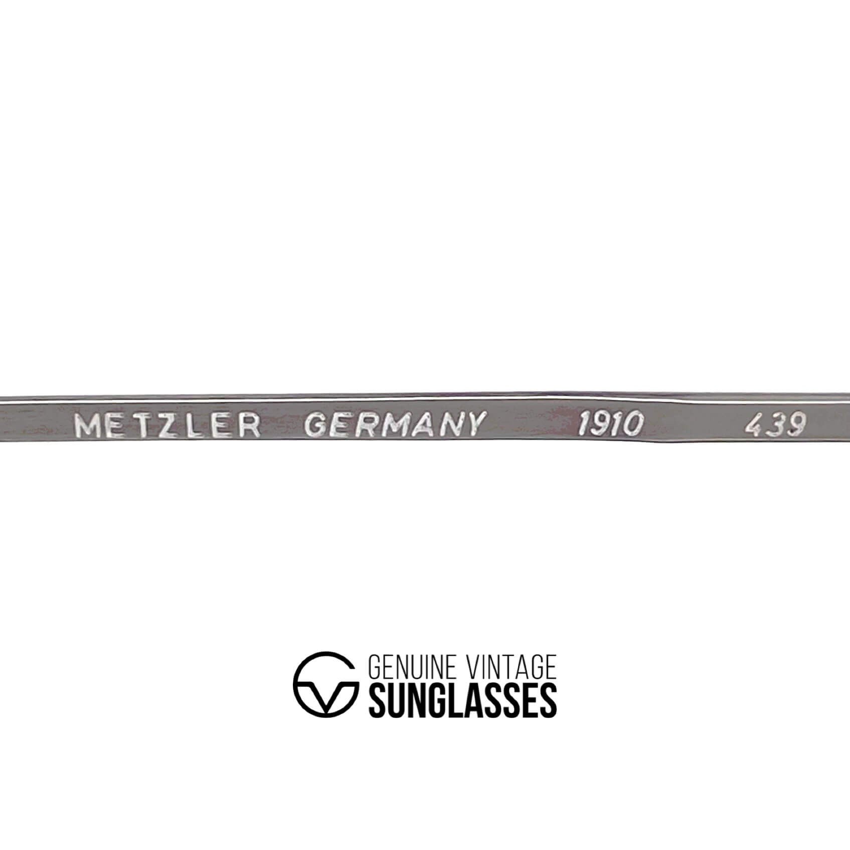 Vintage METZLER 1910 designer original sunglasses