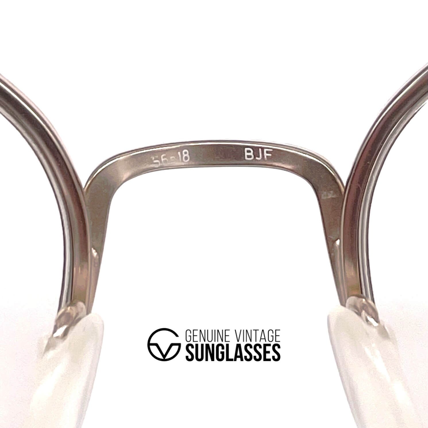 Vintage METZLER 7216 Signee gold rimless glasses frames