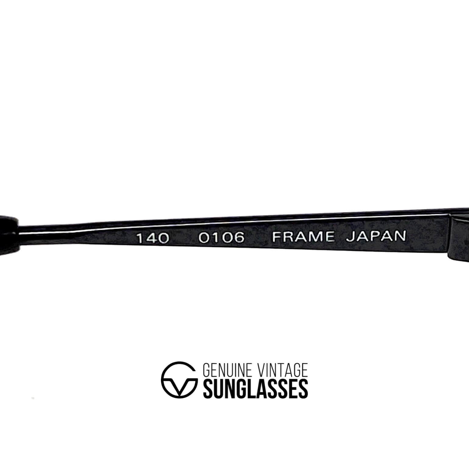 Vintage NIKON NK 4522 Nikonflex rare black aviator glasses frames