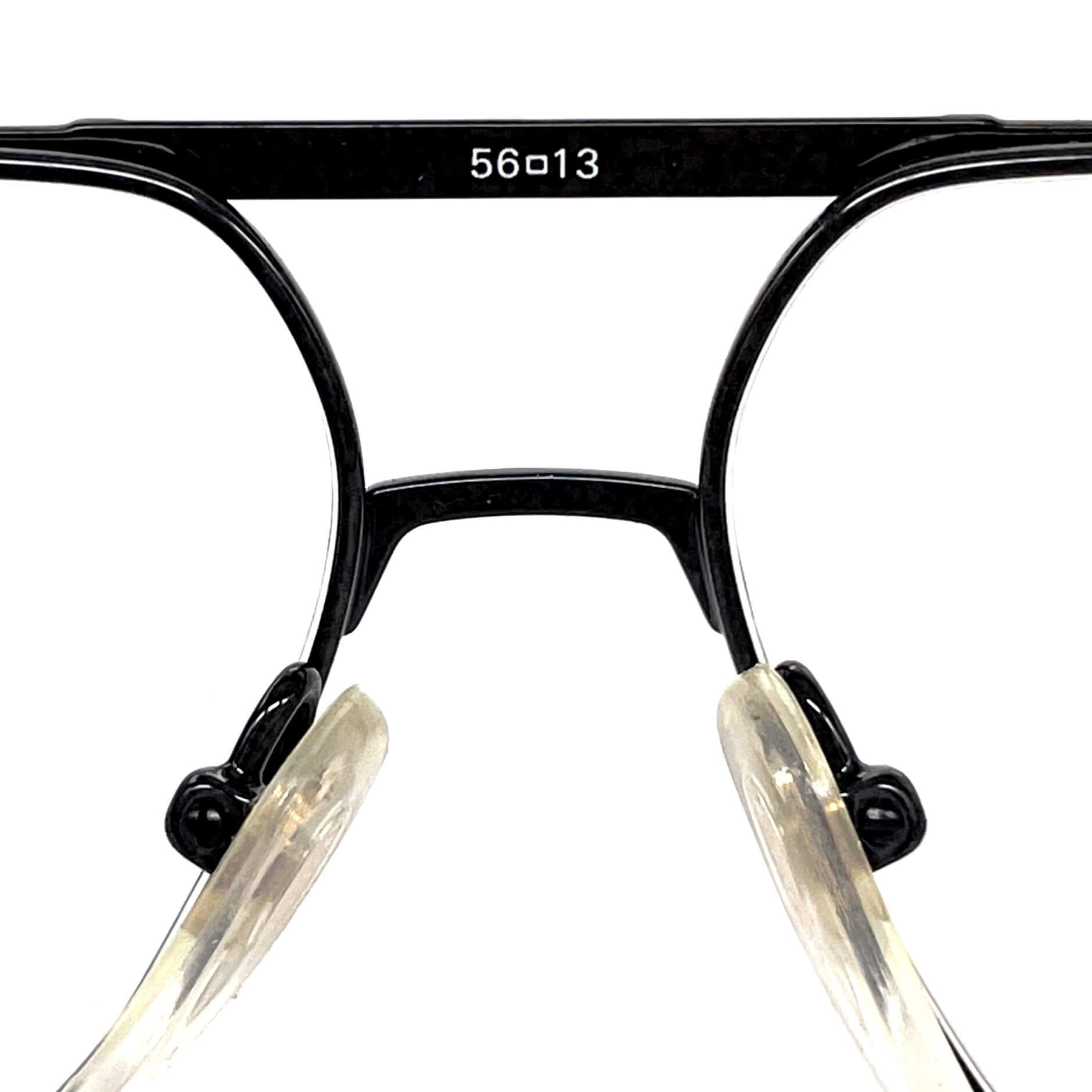 Vintage NIKON NK 4522 Nikonflex rare black aviator glasses frames