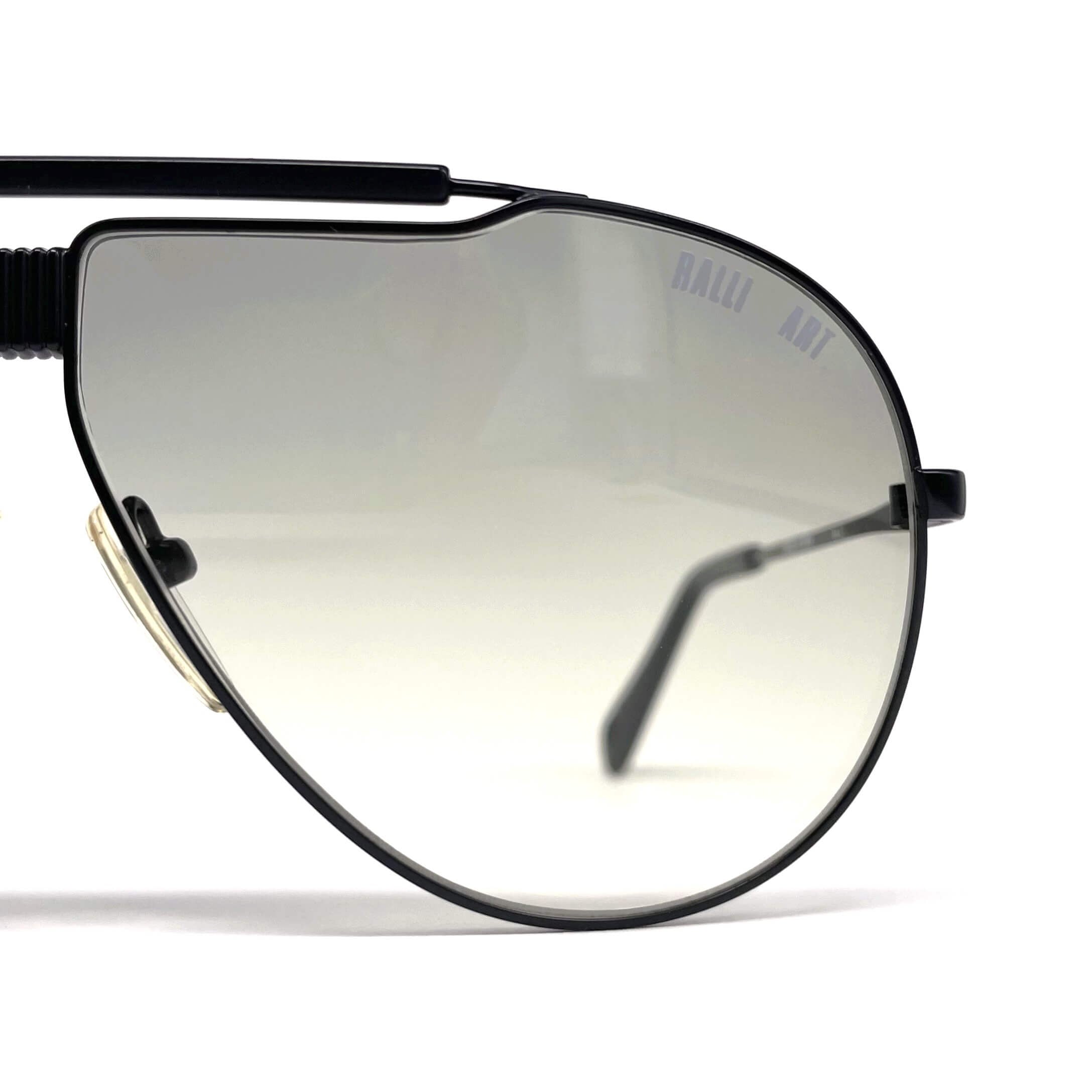 Vintage NIKON SP 3819E Ralli Art black rare aviator sunglasses
