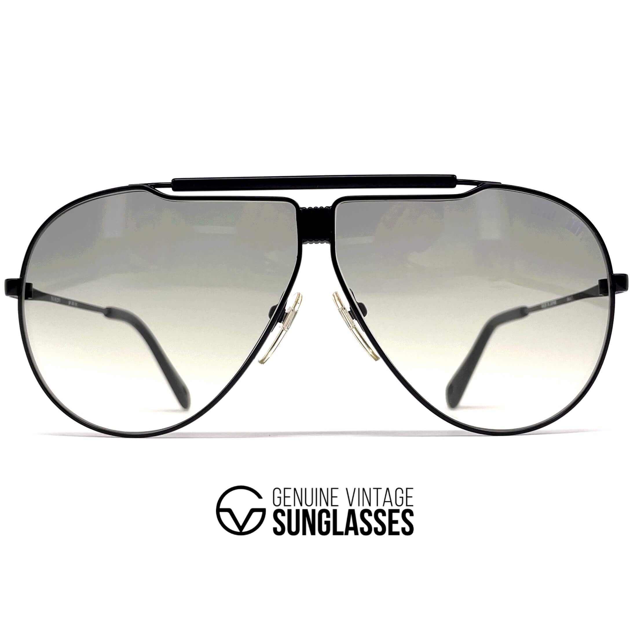 Vintage NIKON SP 3819E Ralli Art black rare aviator sunglasses