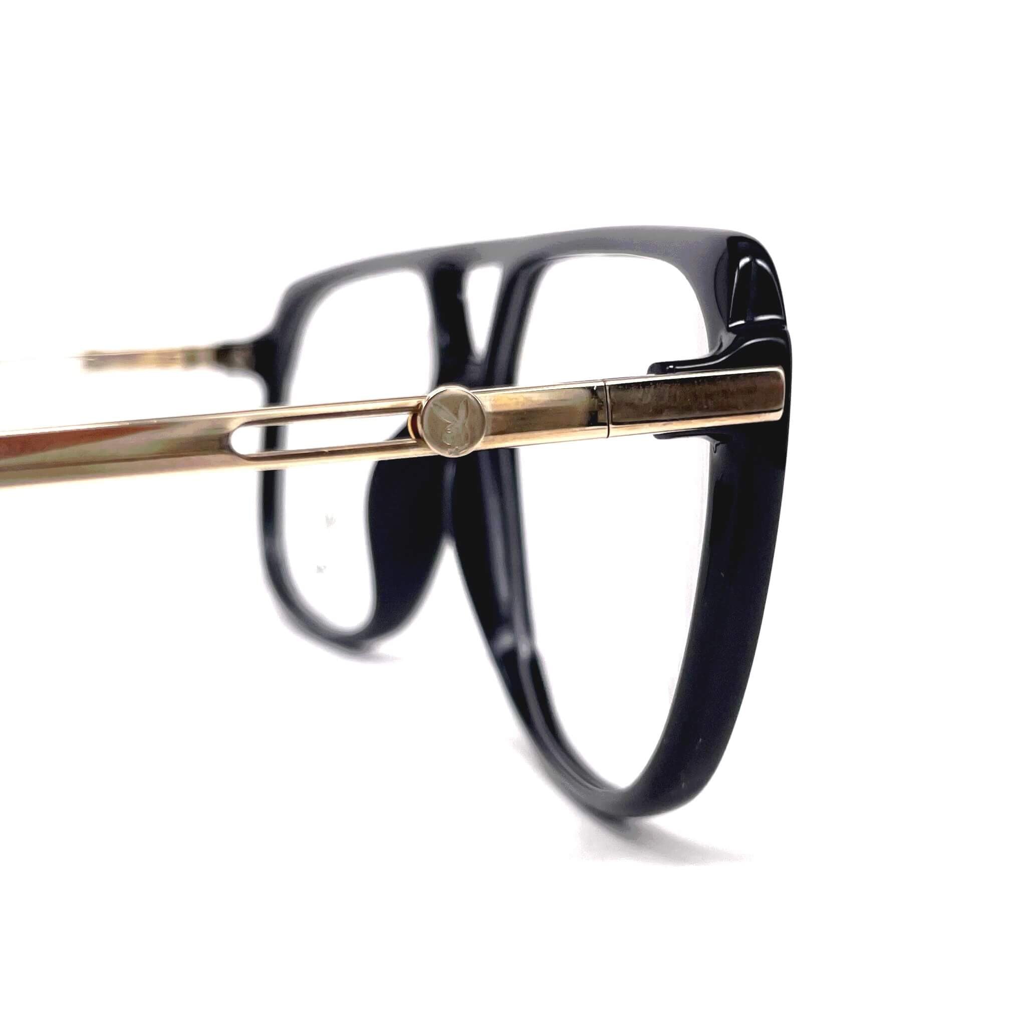 Vintage PLAYBOY 4662 blue aviator designer glasses frames