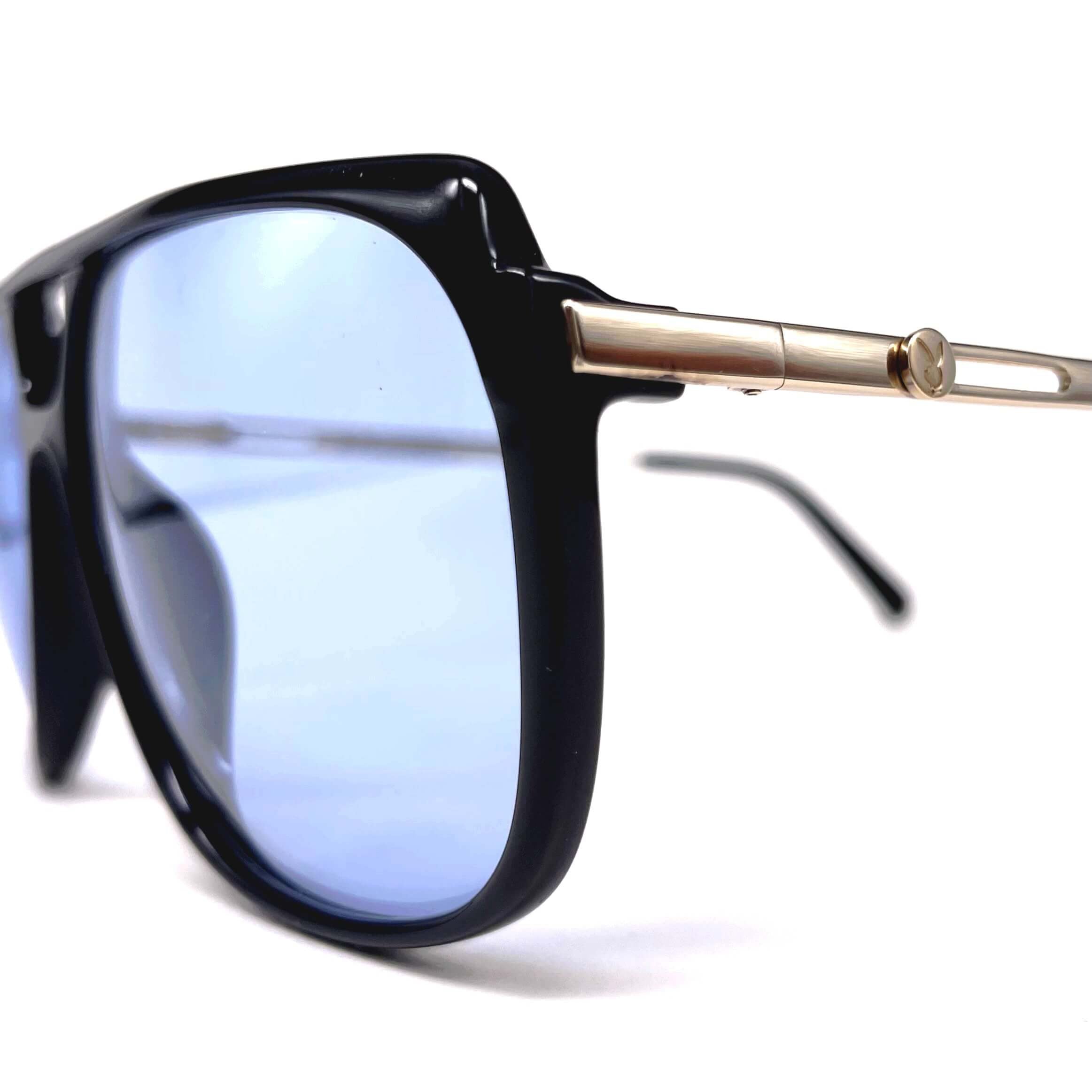 Vintage PLAYBOY 4662 blue aviator luxury sunglasses