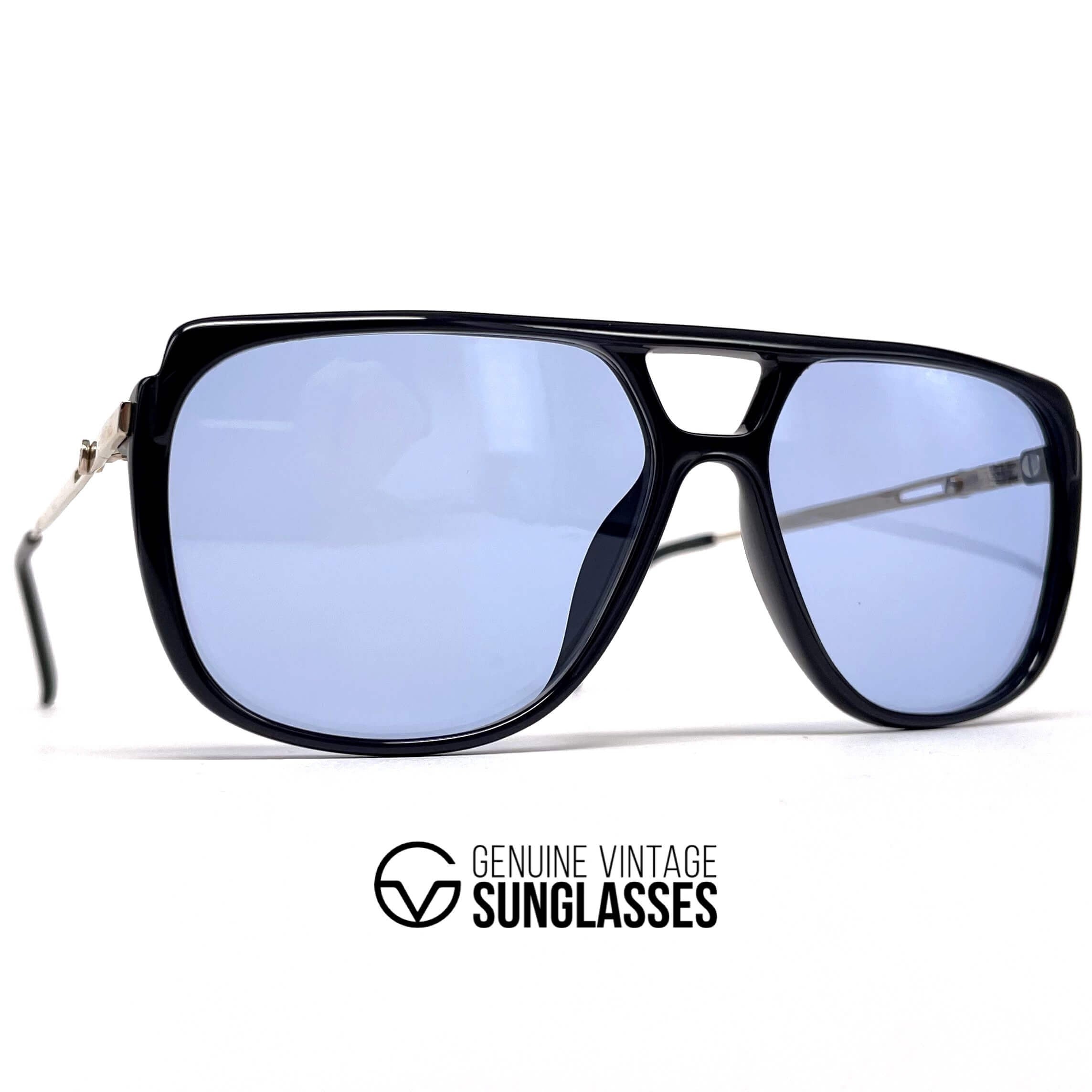 Vintage PLAYBOY 4662 blue aviator luxury sunglasses