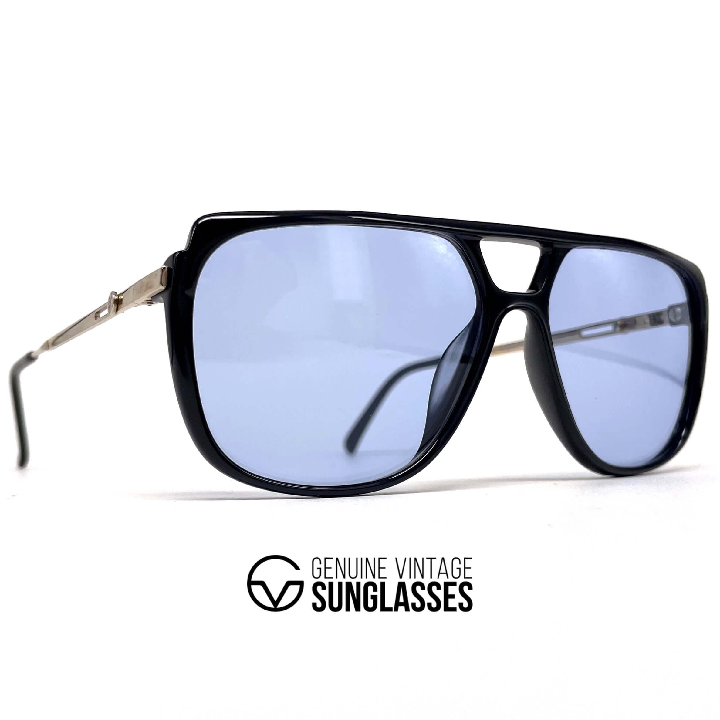 Vintage PLAYBOY 4662 blue aviator luxury sunglasses