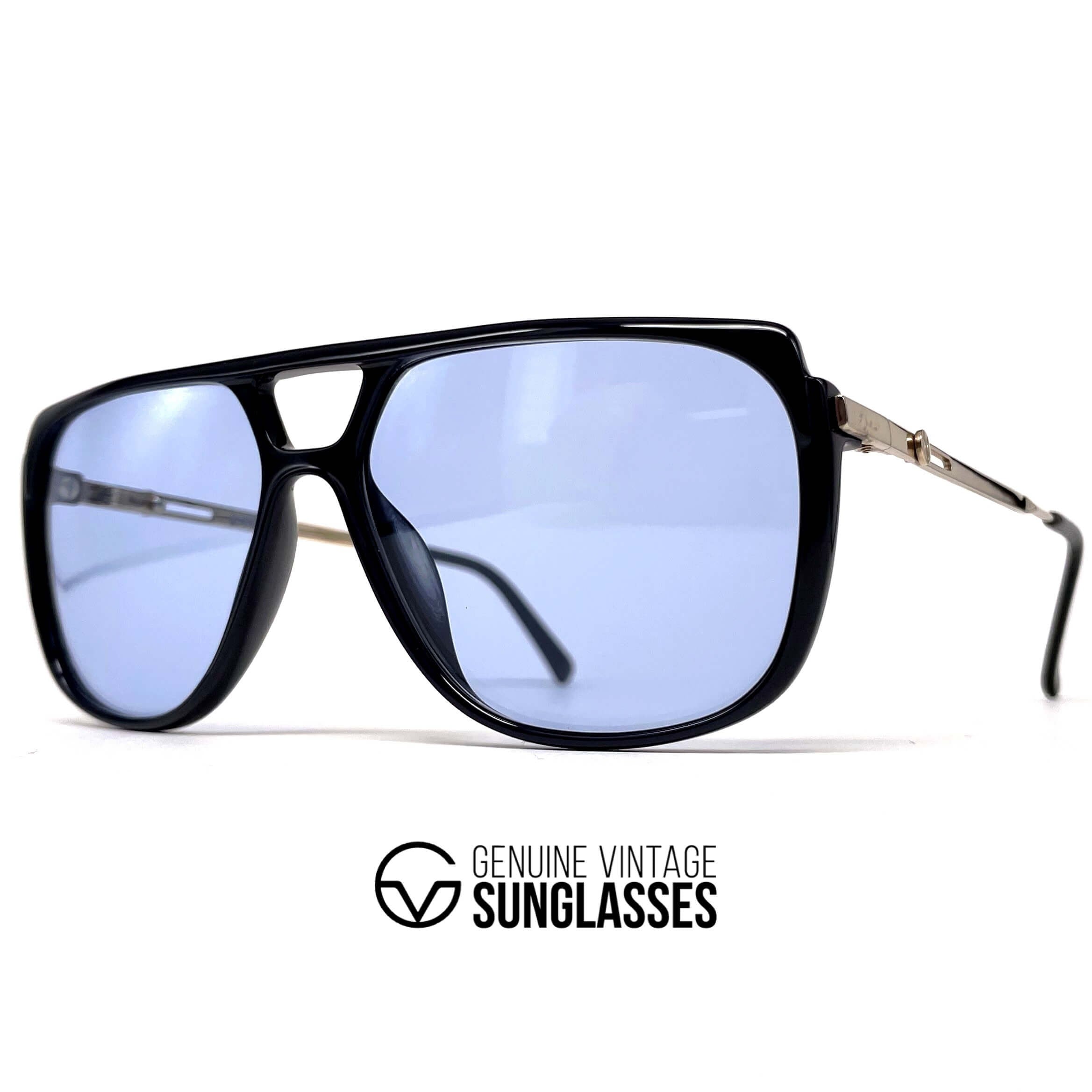 Vintage PLAYBOY 4662 blue aviator luxury sunglasses