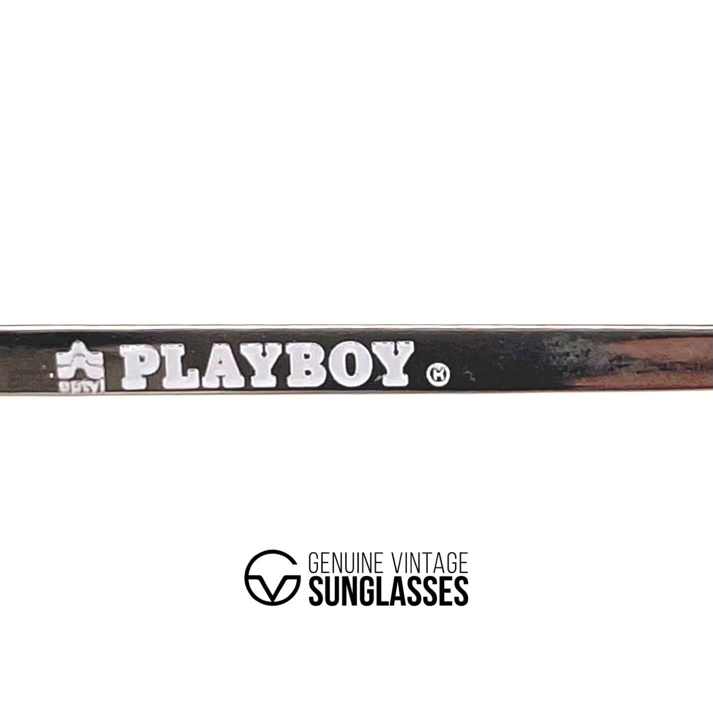 Vintage PLAYBOY 4662 blue aviator luxury sunglasses